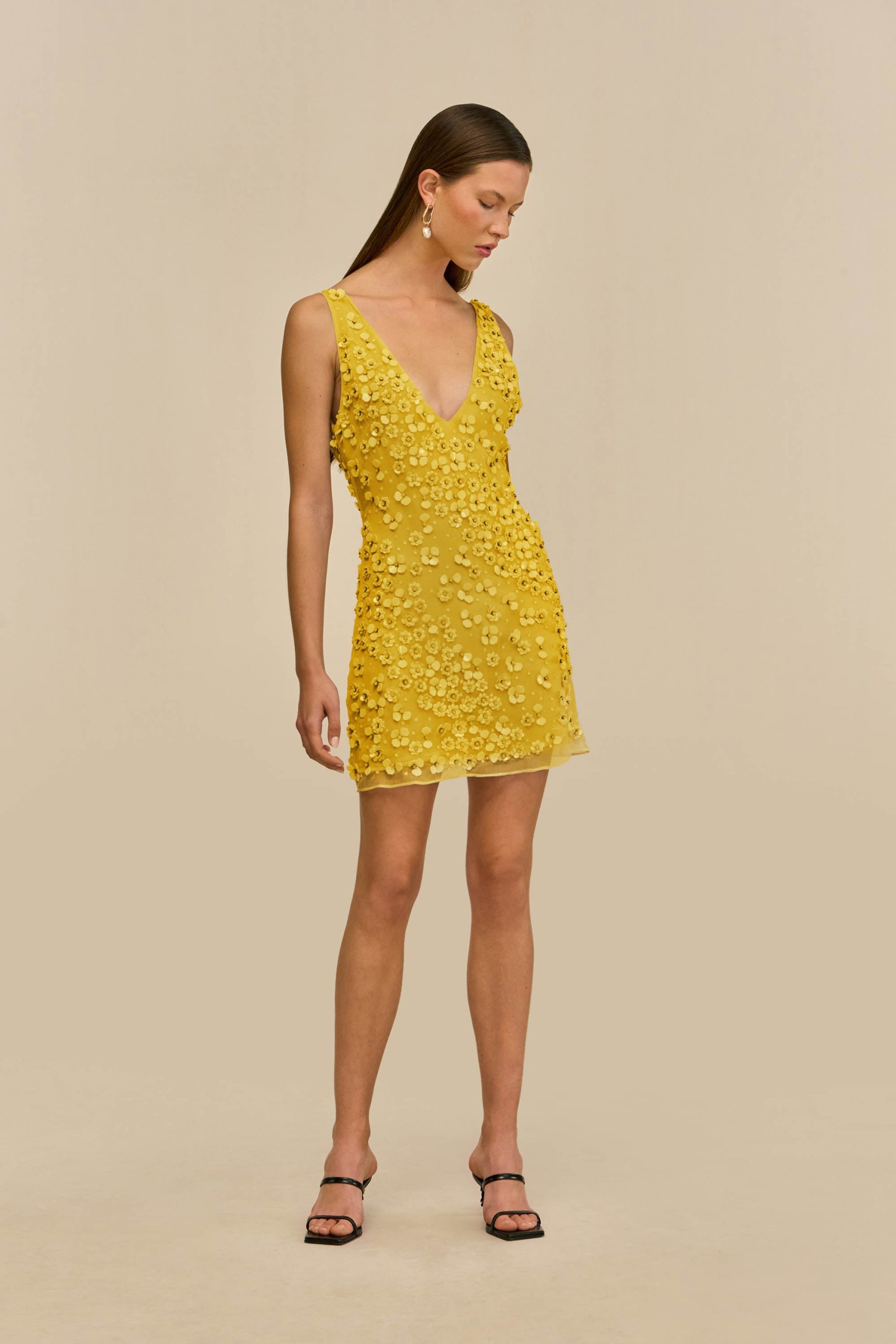 SAPPHIRA DRESS - CANARY - Image 4