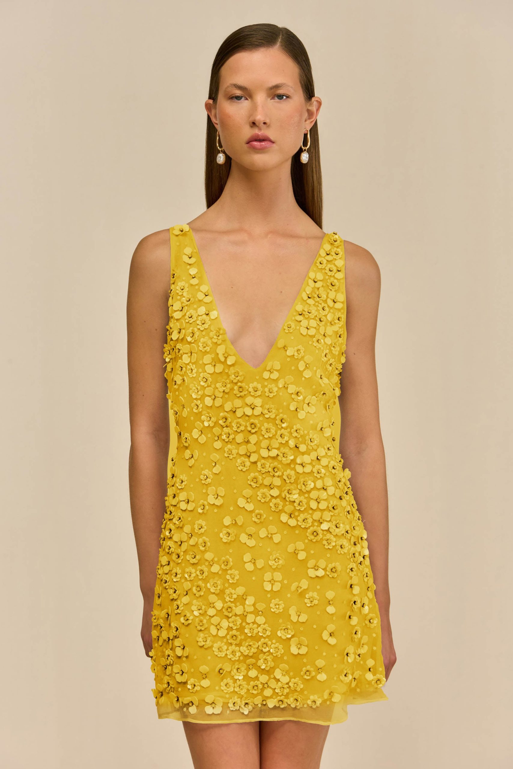 SAPPHIRA DRESS - CANARY - Image 5