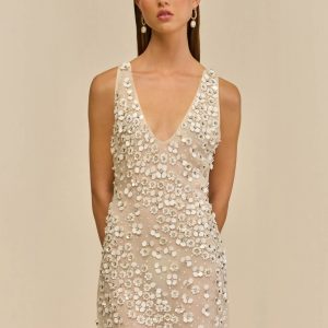 SAPPHIRA DRESS - OFF WHITE