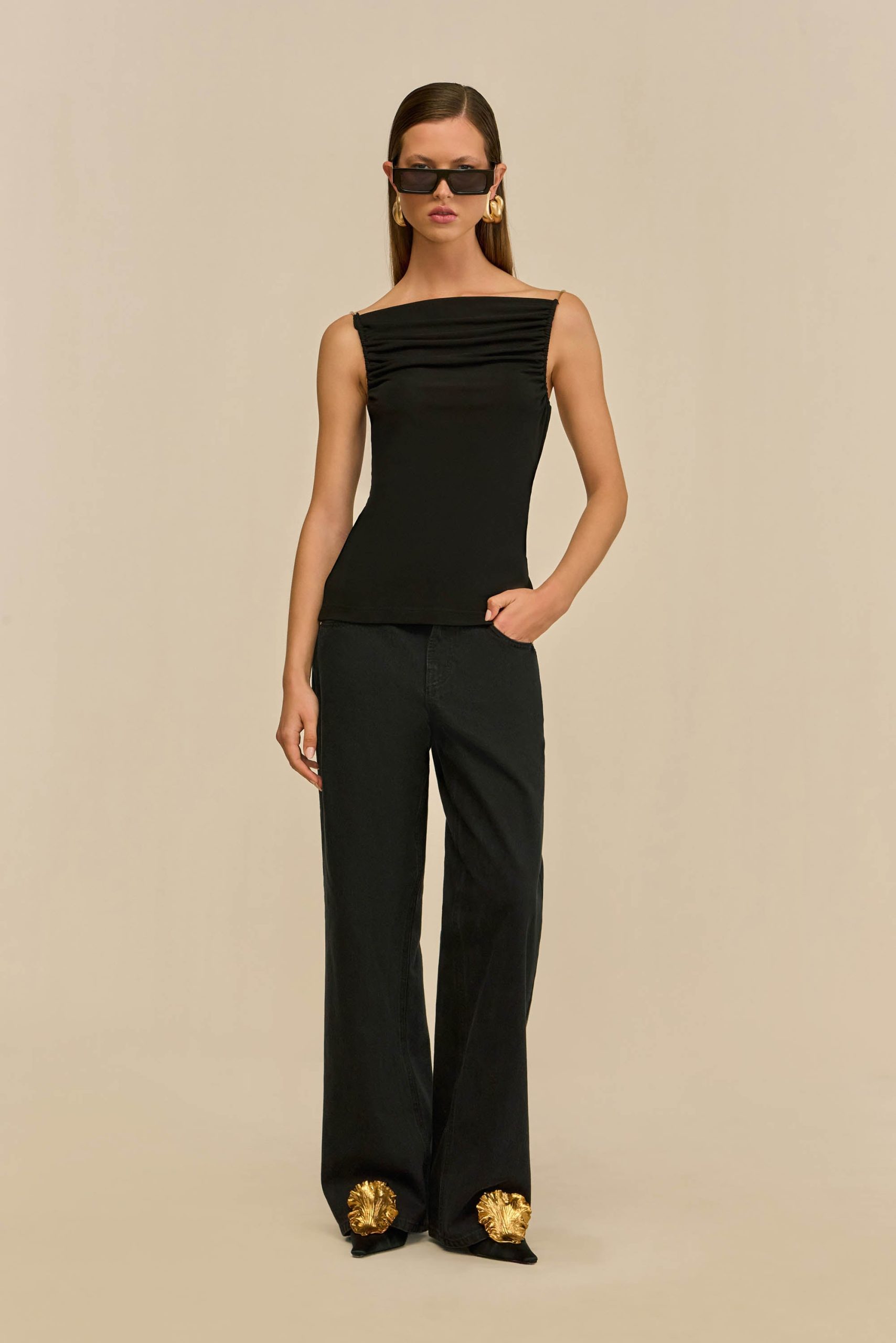 ISIAH TOP - BLACK - Image 3