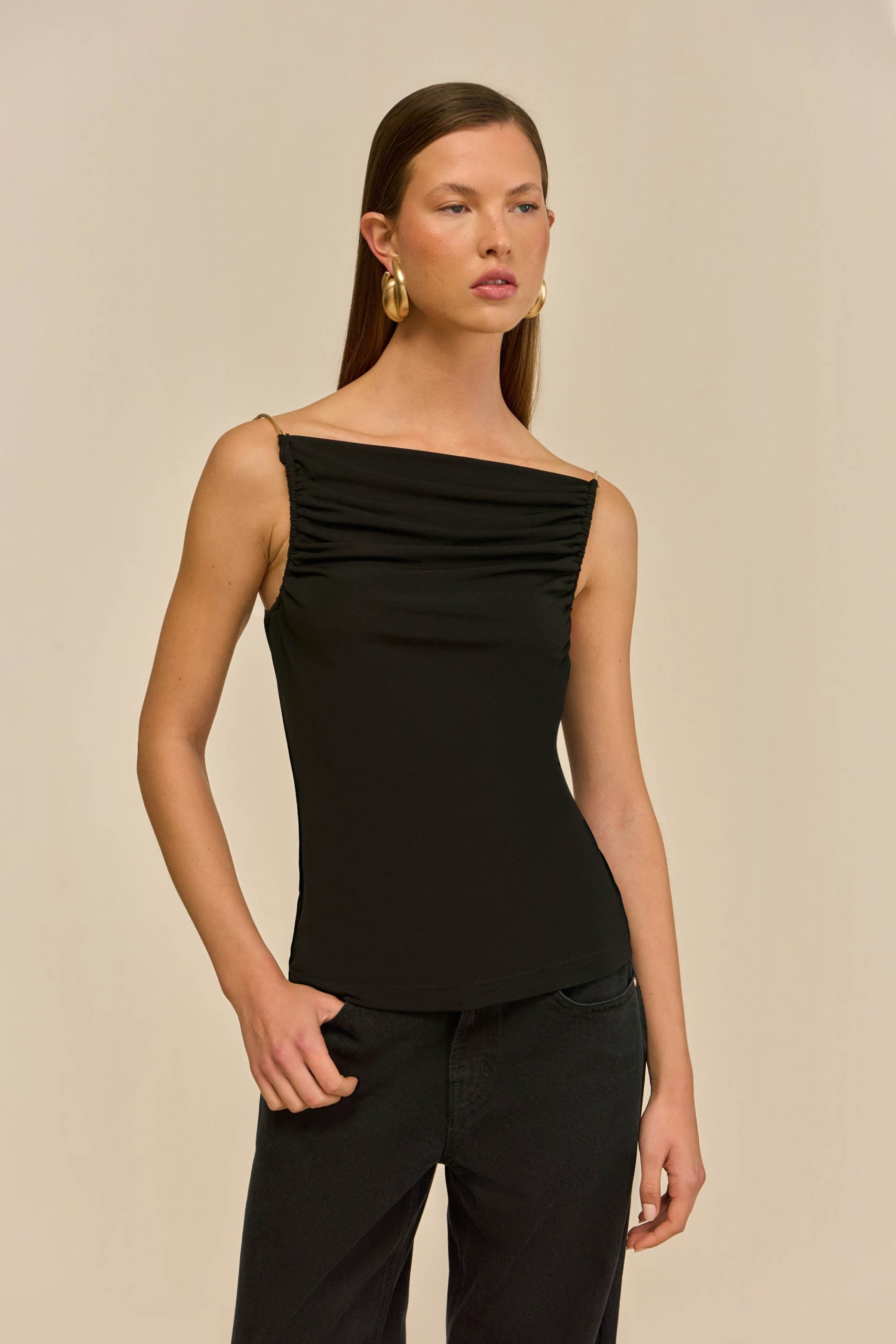 ISIAH TOP - BLACK - Image 2