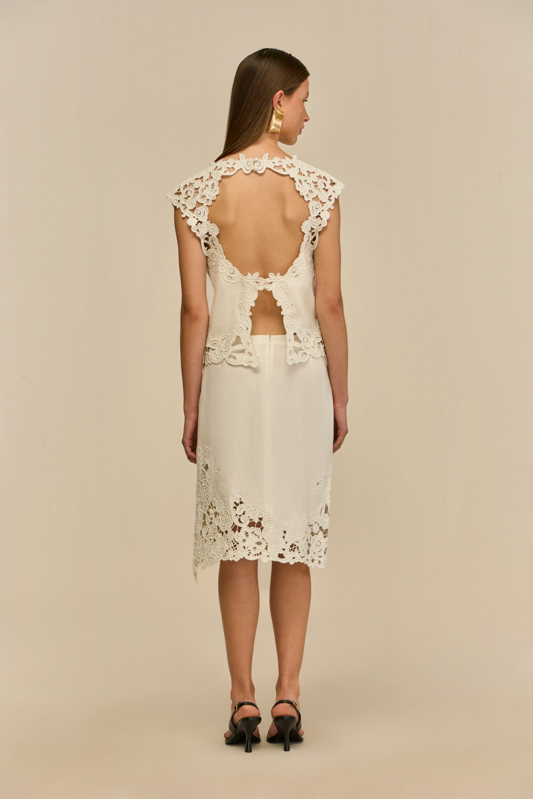SHAYA SKIRT - OFF WHITE - Image 5