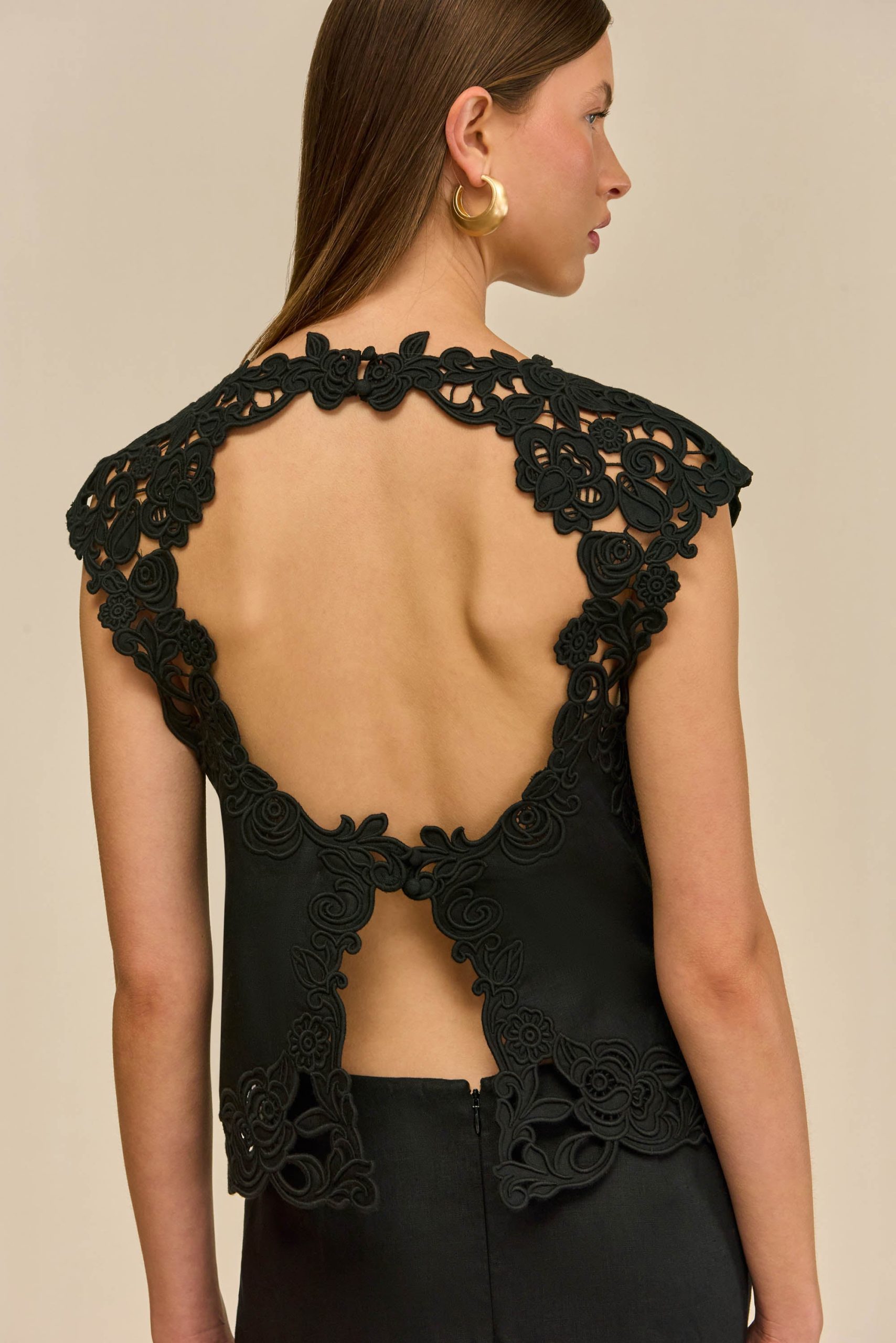 DESTRY TOP - BLACK - Image 2