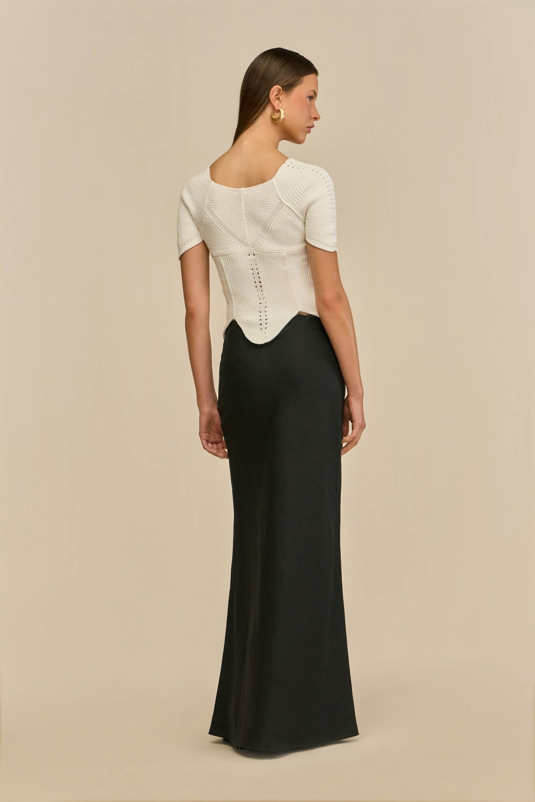 ELIZA KNIT TOP - OFF WHITE - Image 5