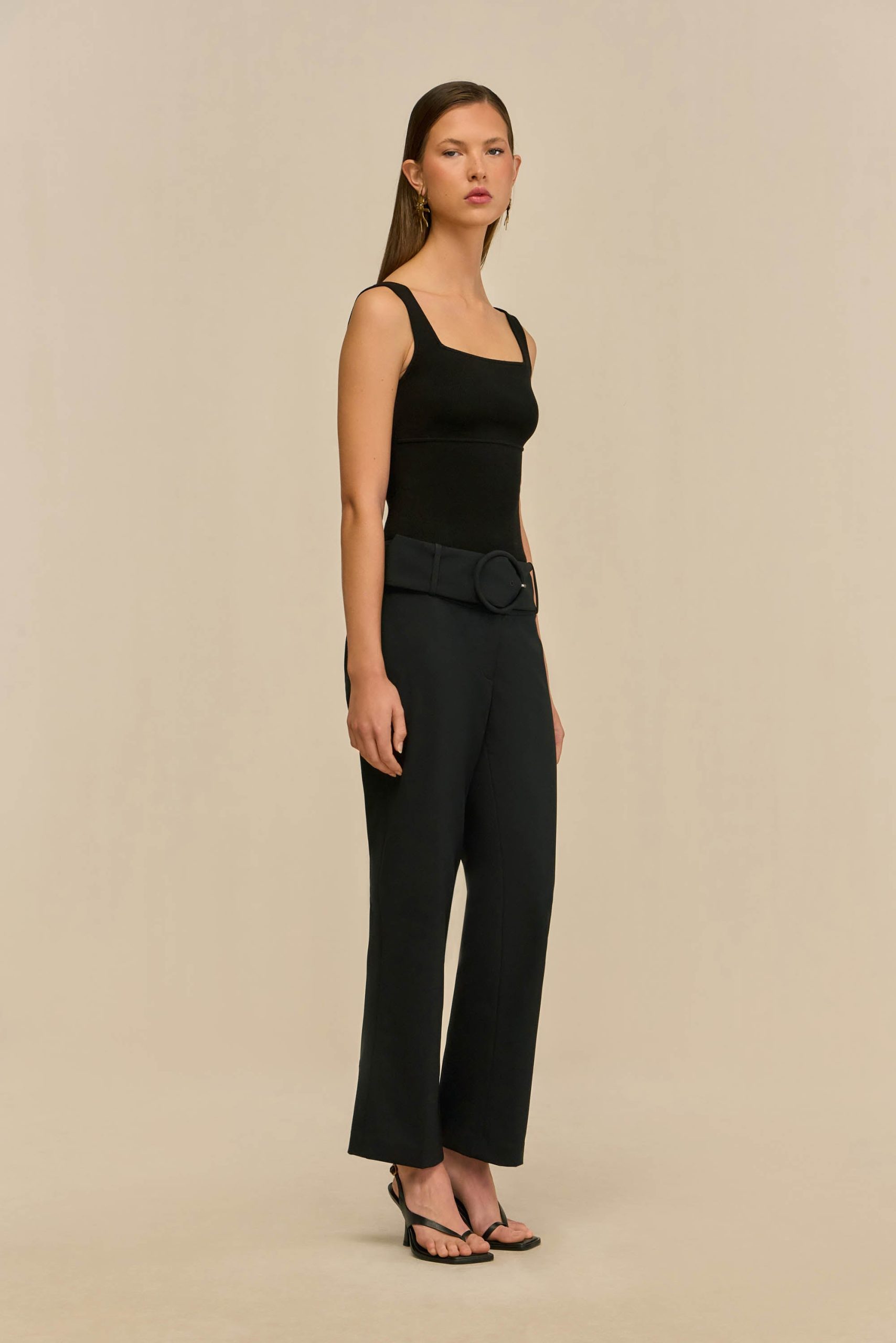 LEVI KNIT TOP - BLACK - Image 5