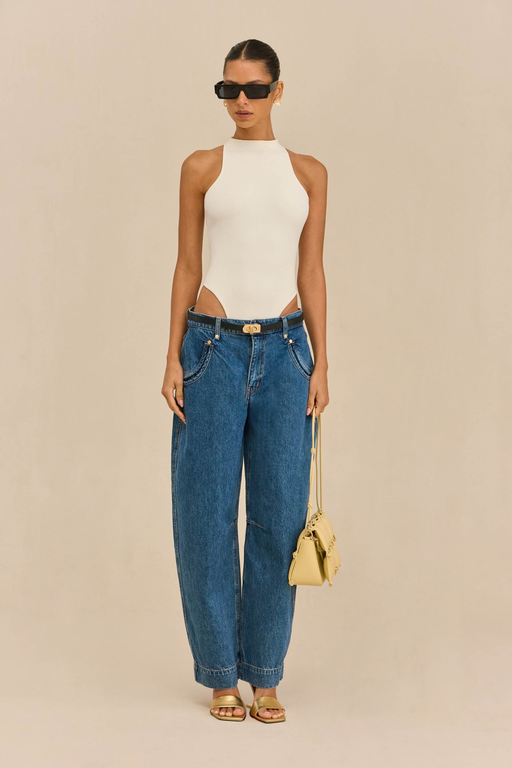 CASSIUS KNIT BODYSUIT - OFF WHITE - Image 2