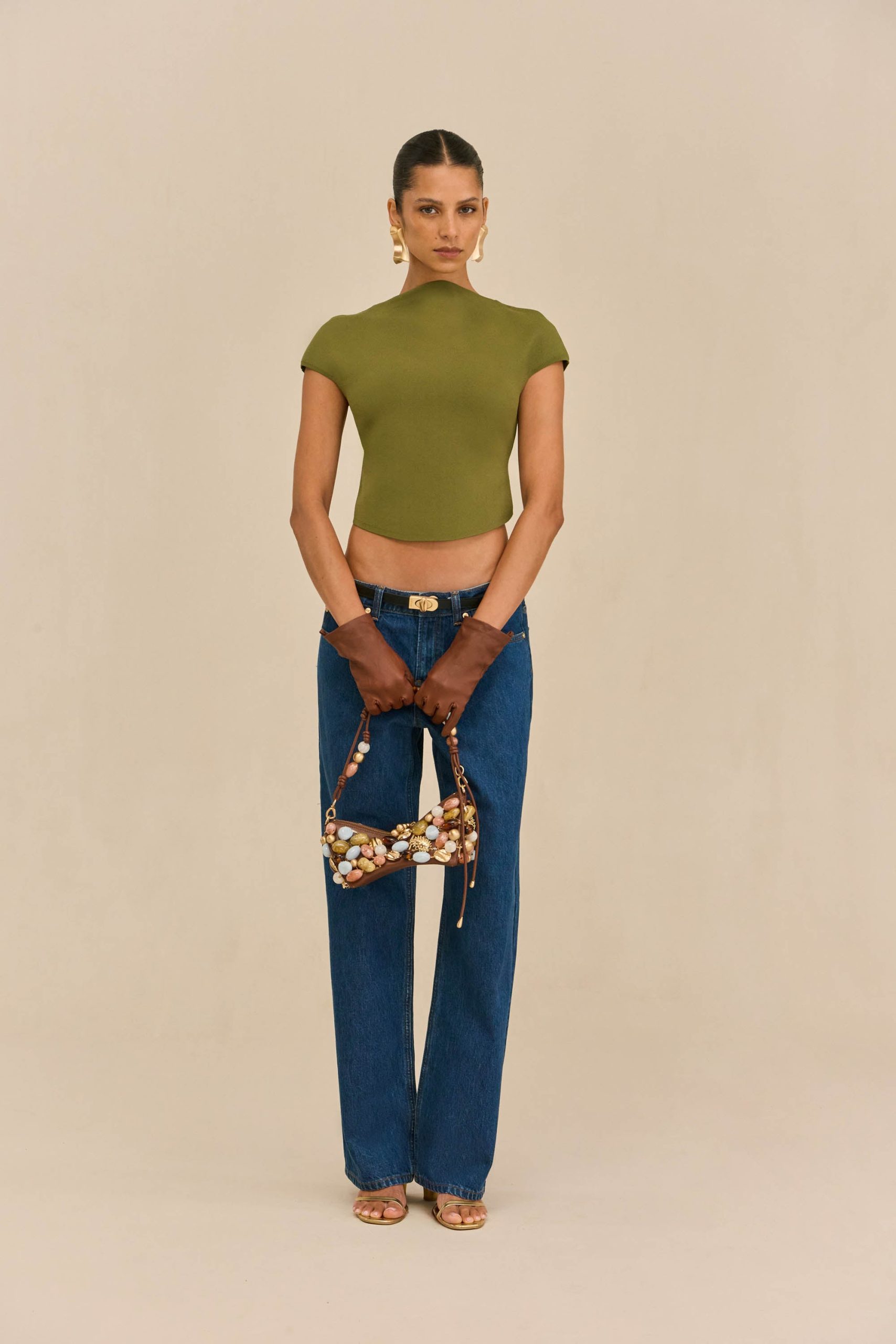 VIRGINIANA KNIT TOP - CEDAR - Image 4