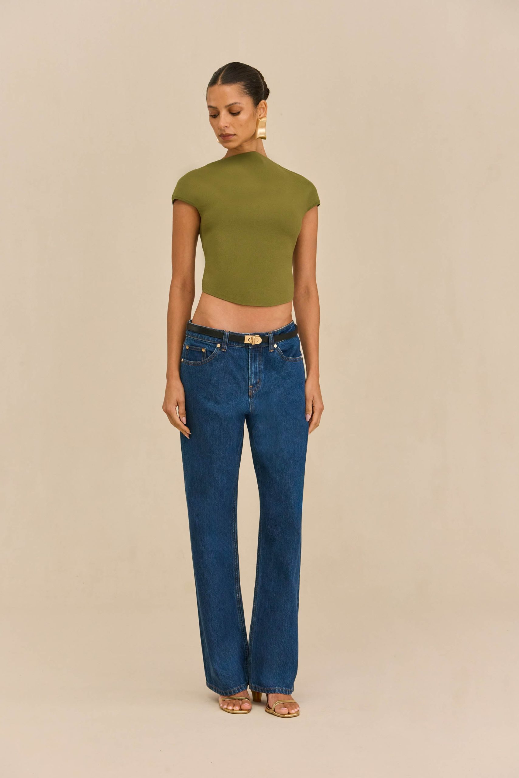 VIRGINIANA KNIT TOP - CEDAR - Image 2