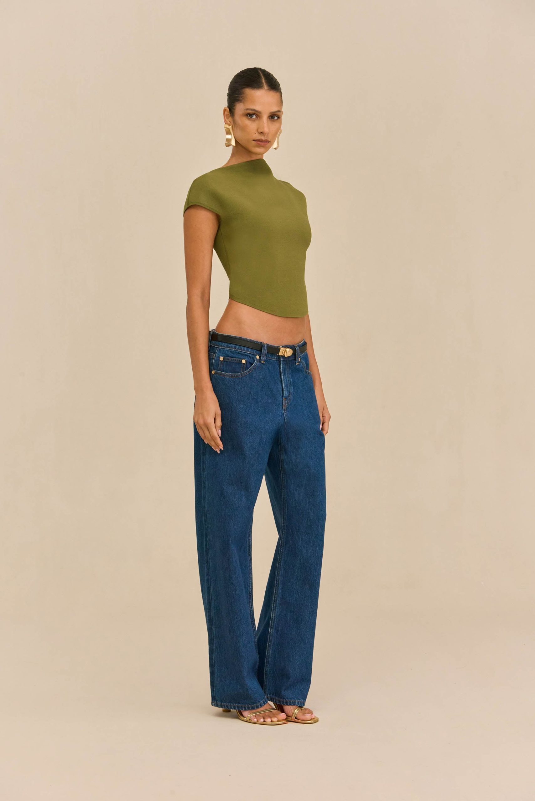 VIRGINIANA KNIT TOP - CEDAR - Image 5