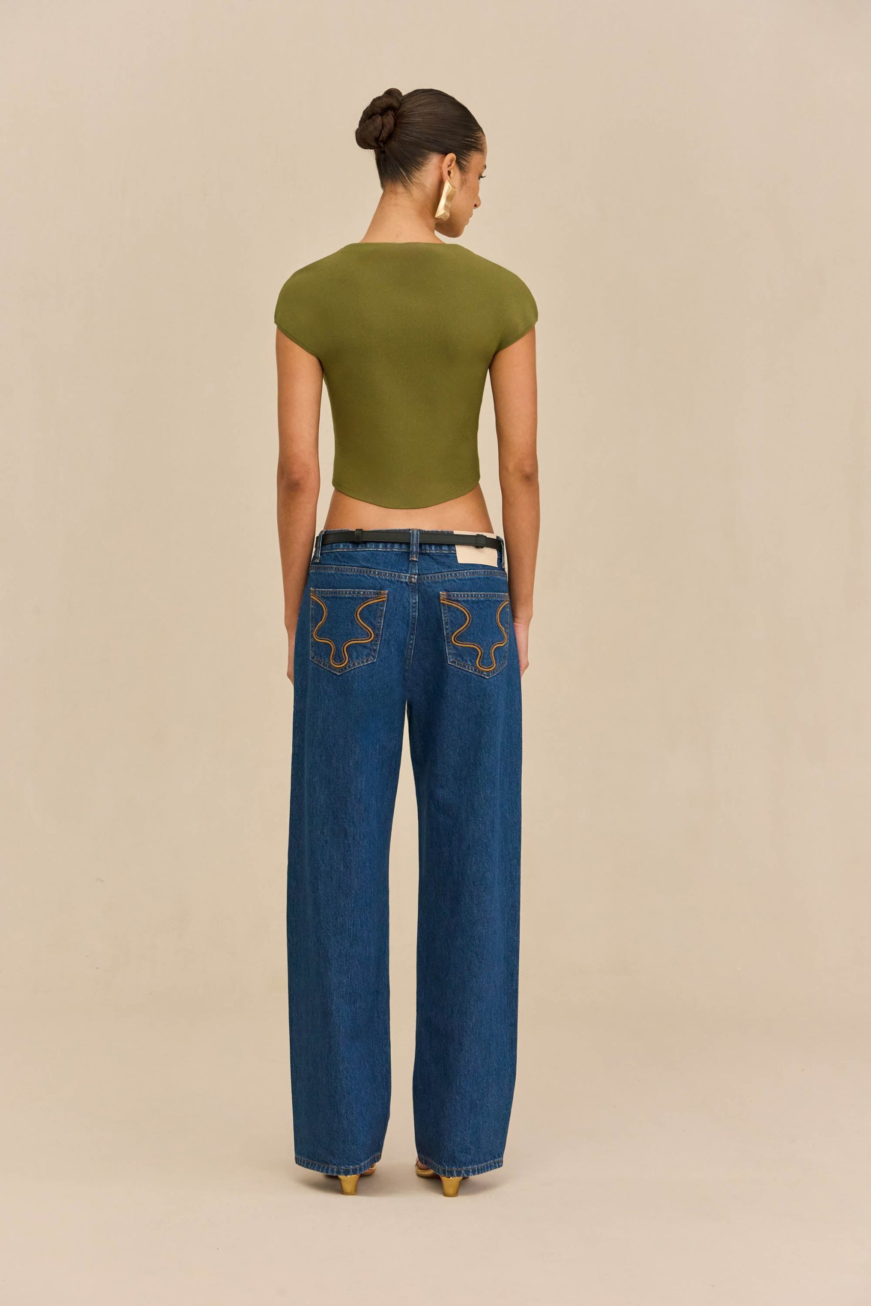 VIRGINIANA KNIT TOP - CEDAR - Image 6