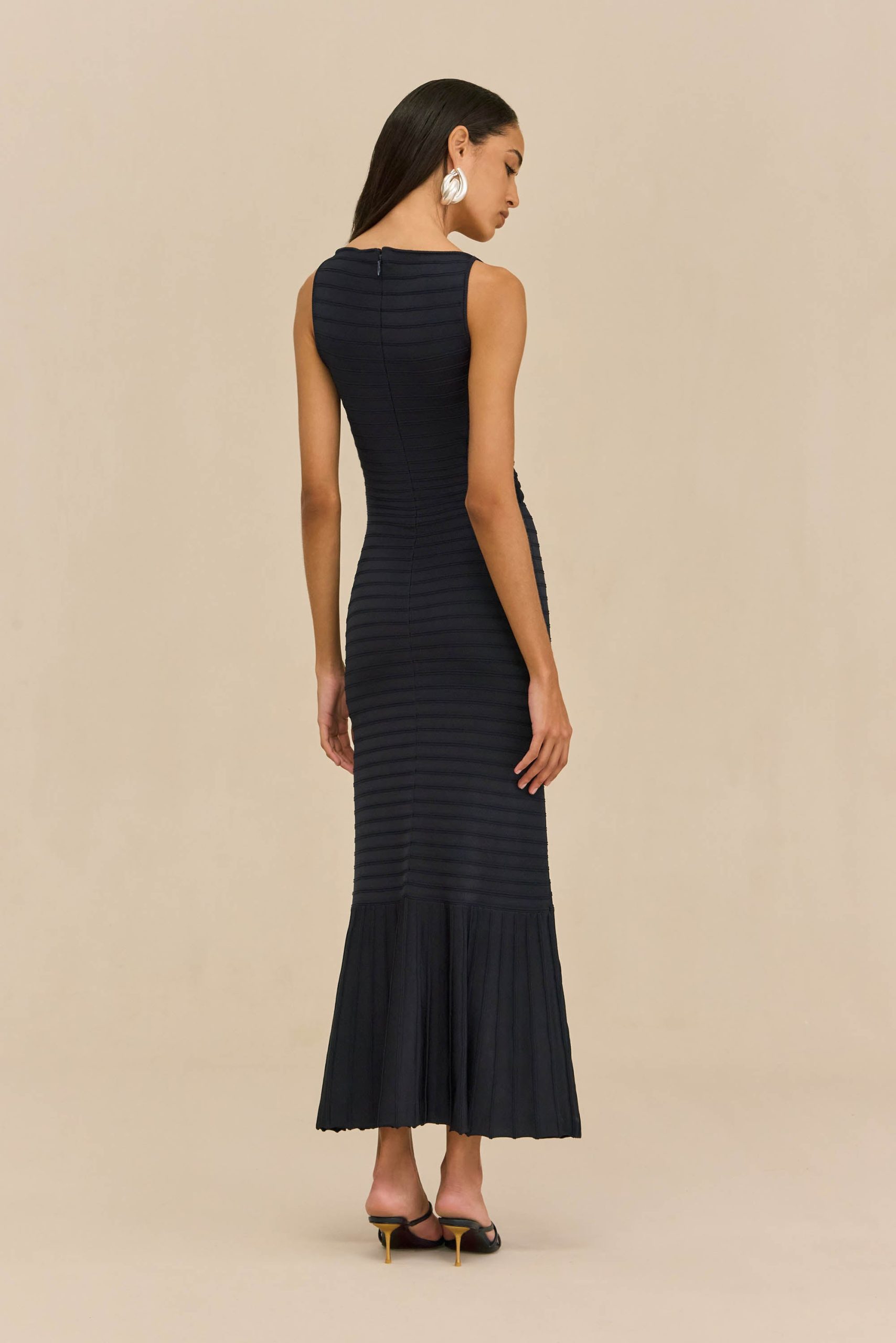 AMATA KNIT DRESS - DEEP LAKE - Image 6