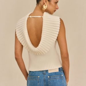 CHEN TOP - OFF WHITE