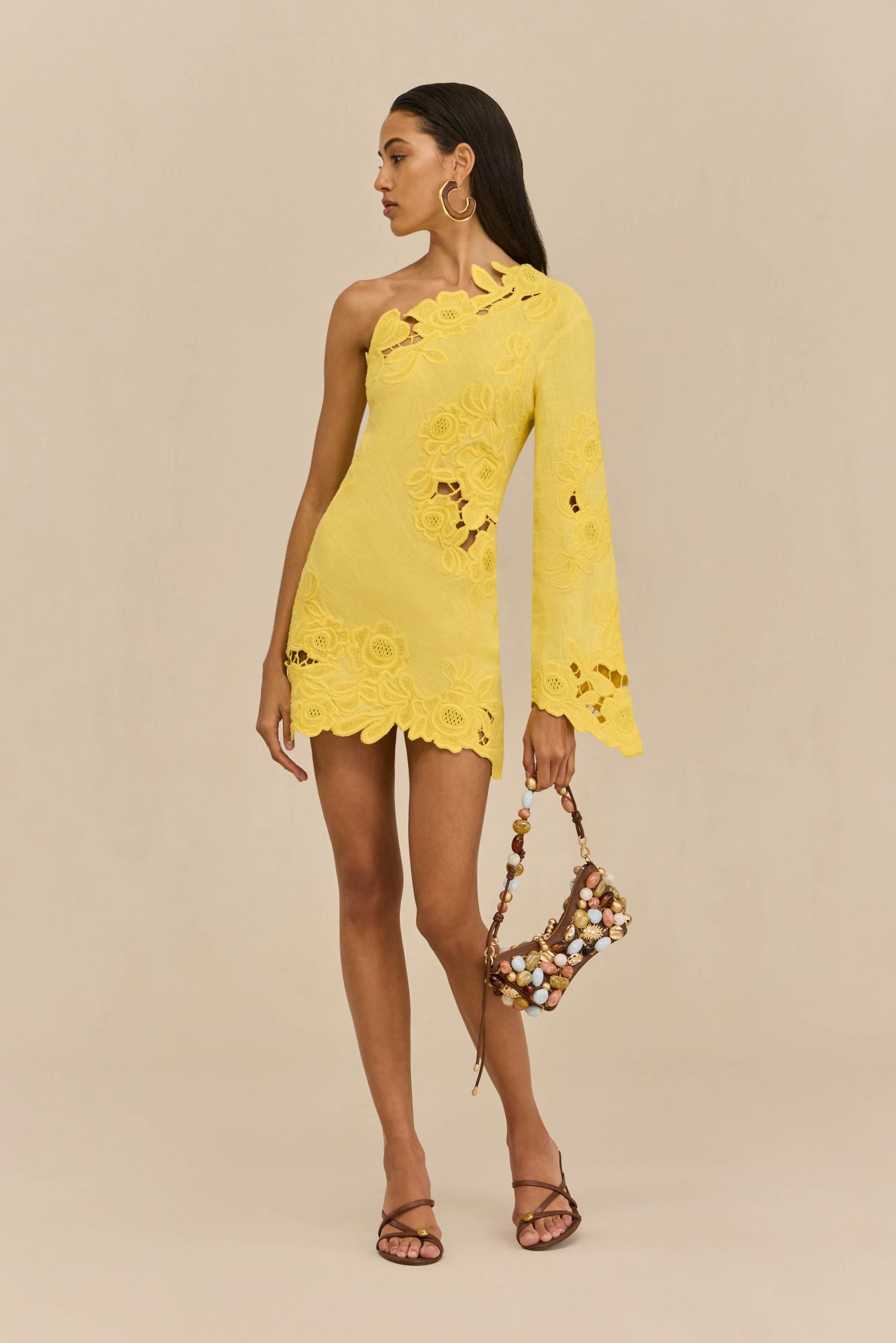 MARLENA DRESS - CANARY - Image 4