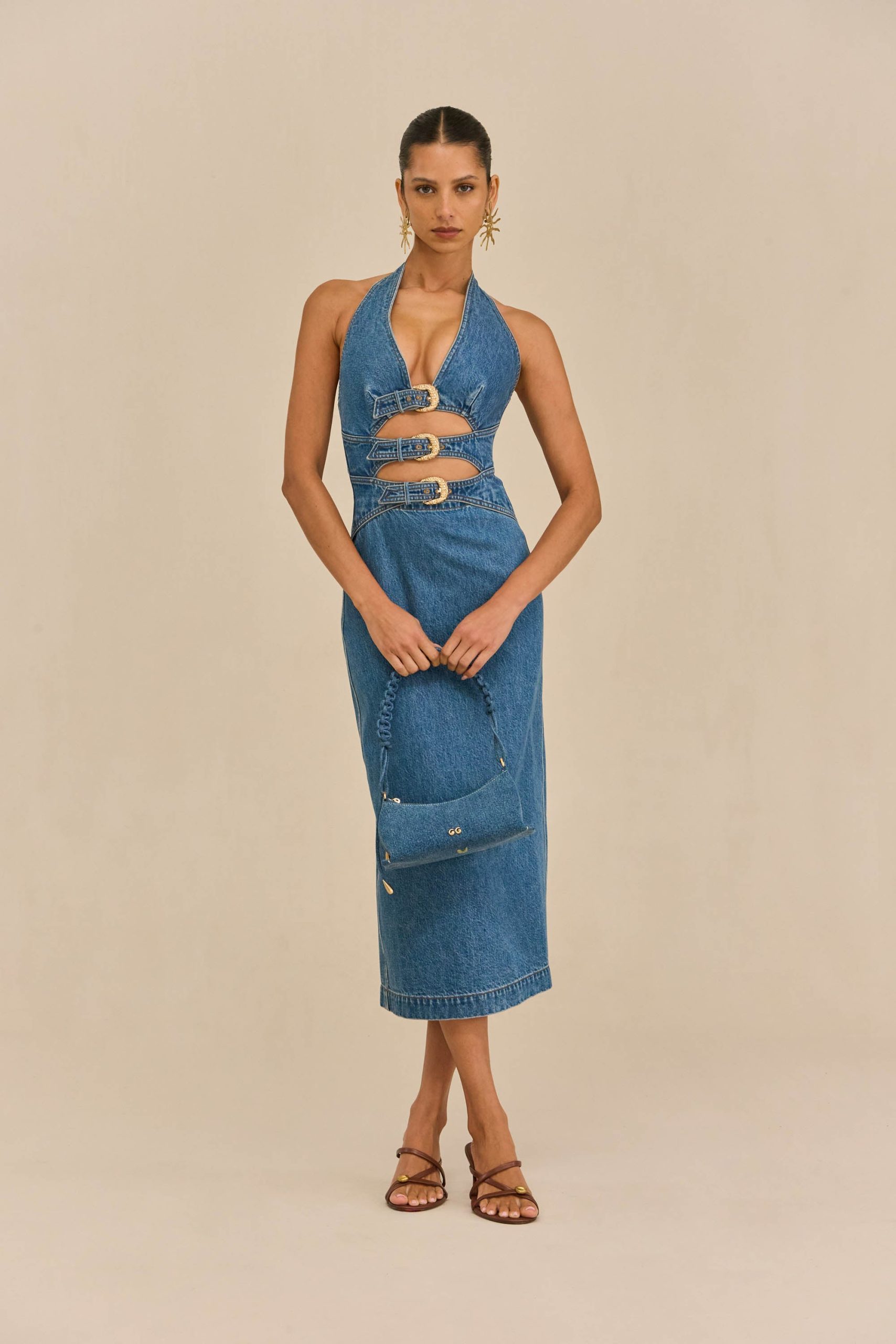 ESTELLE DRESS - STONE WASH - Image 3