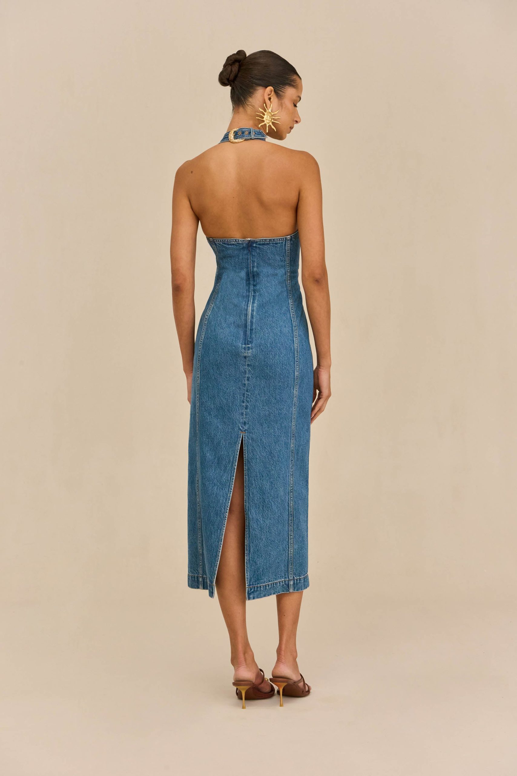 ESTELLE DRESS - STONE WASH - Image 6