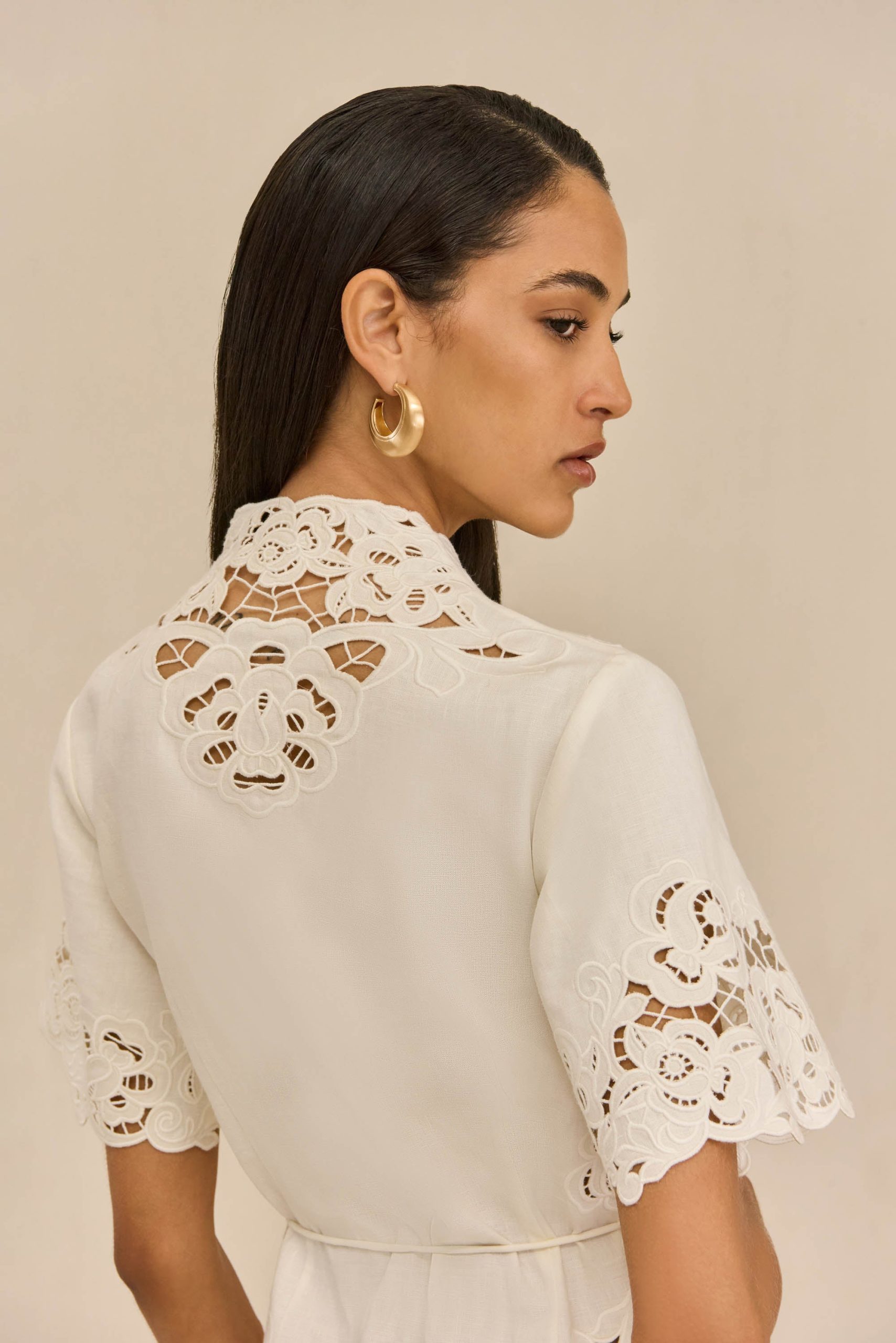 JABARI DRESS - OFF WHITE - Image 5
