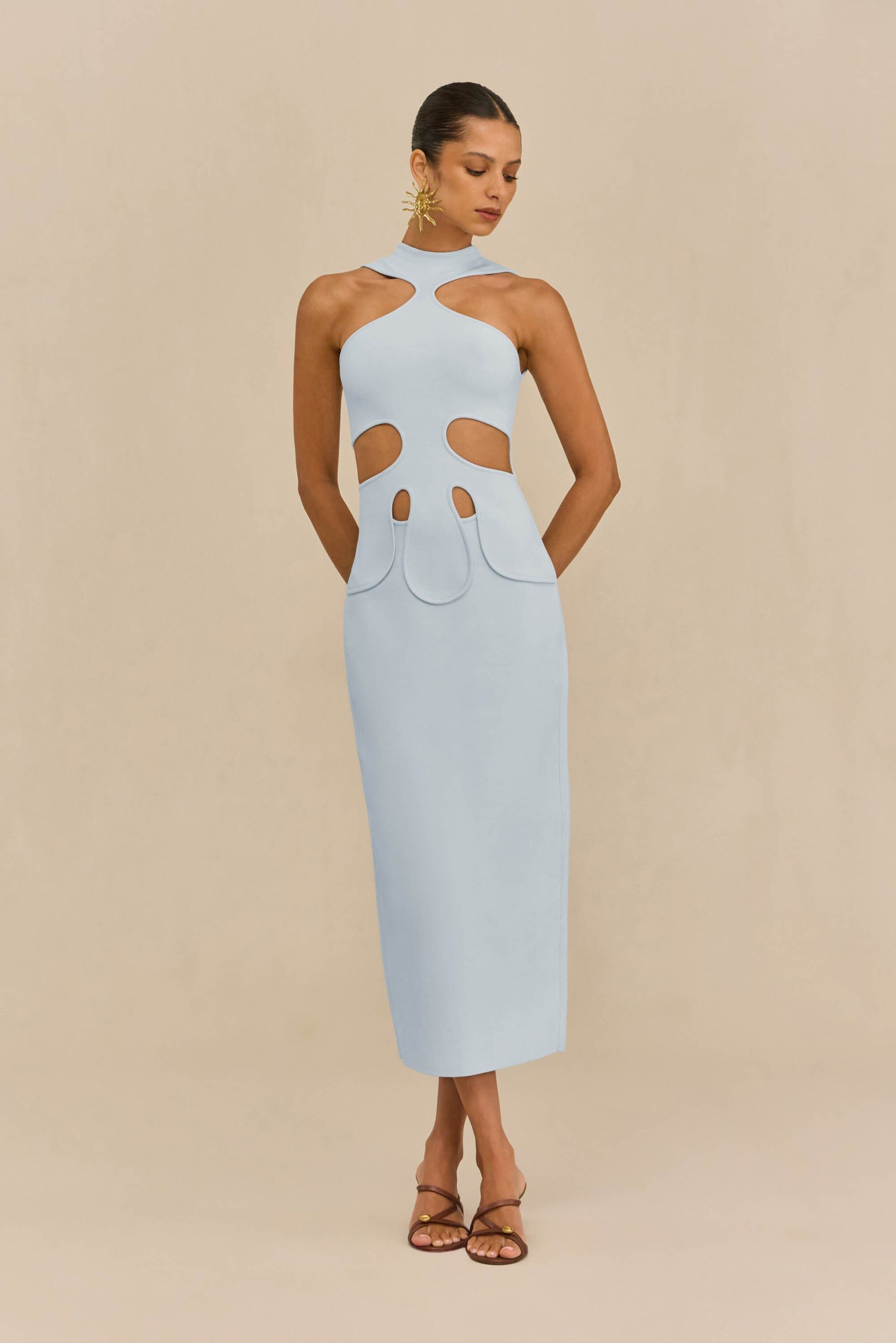 BAYLEE KNIT DRESS - BREEZE - Image 3
