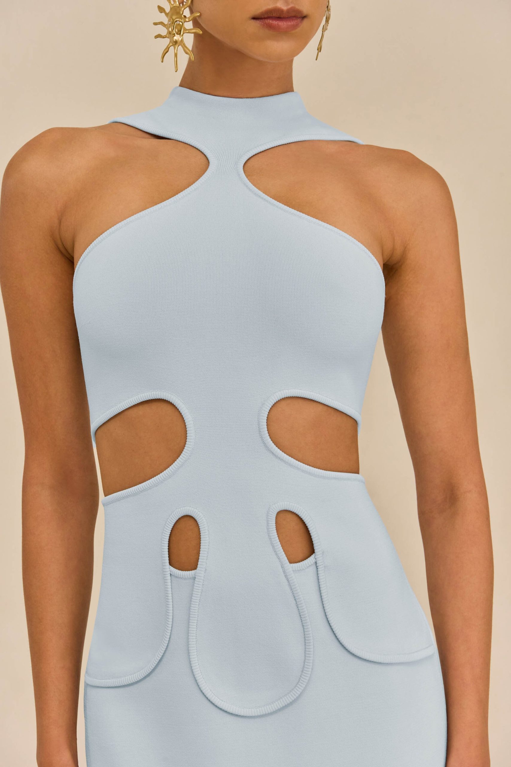 BAYLEE KNIT DRESS - BREEZE - Image 4