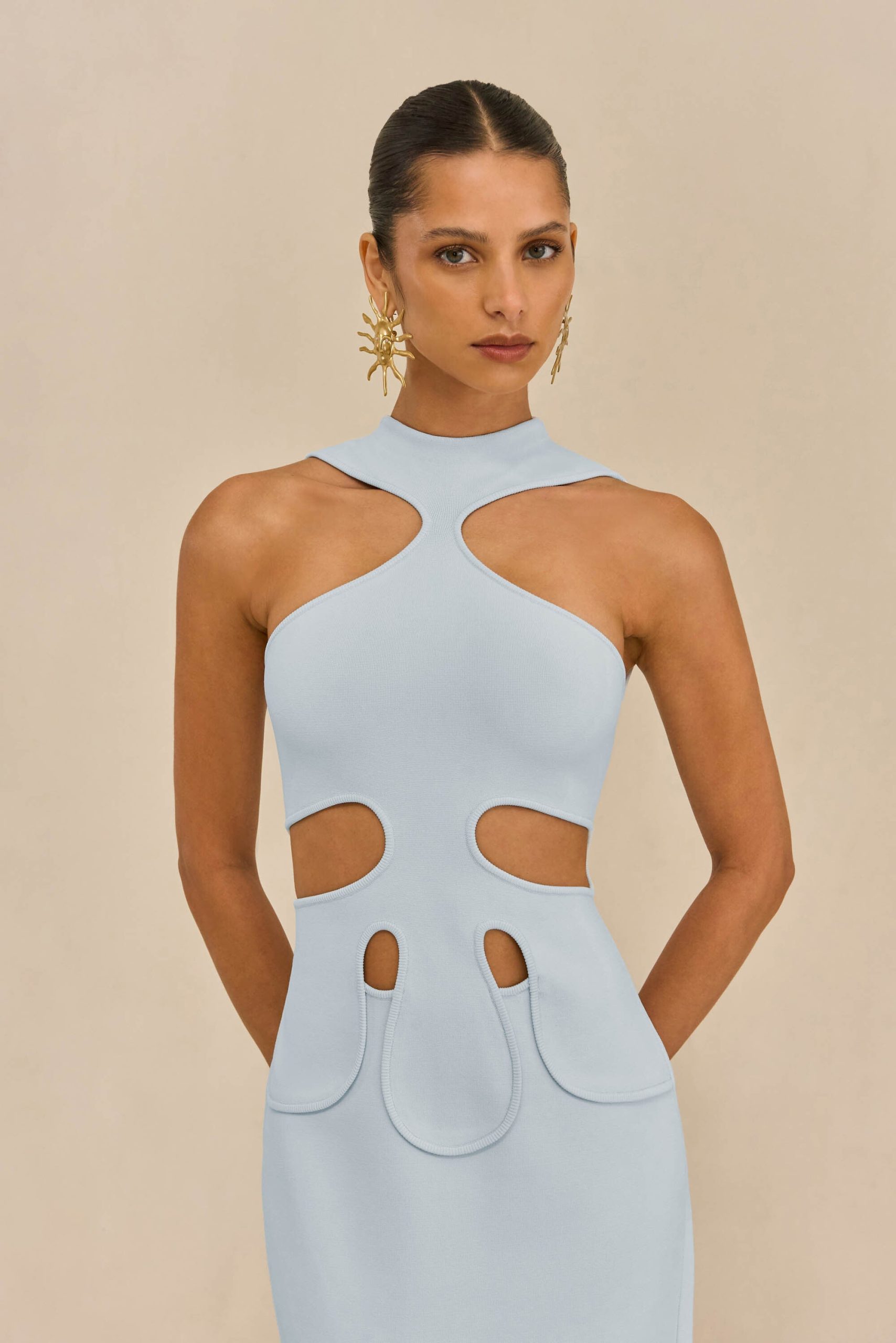 BAYLEE KNIT DRESS - BREEZE - Image 2
