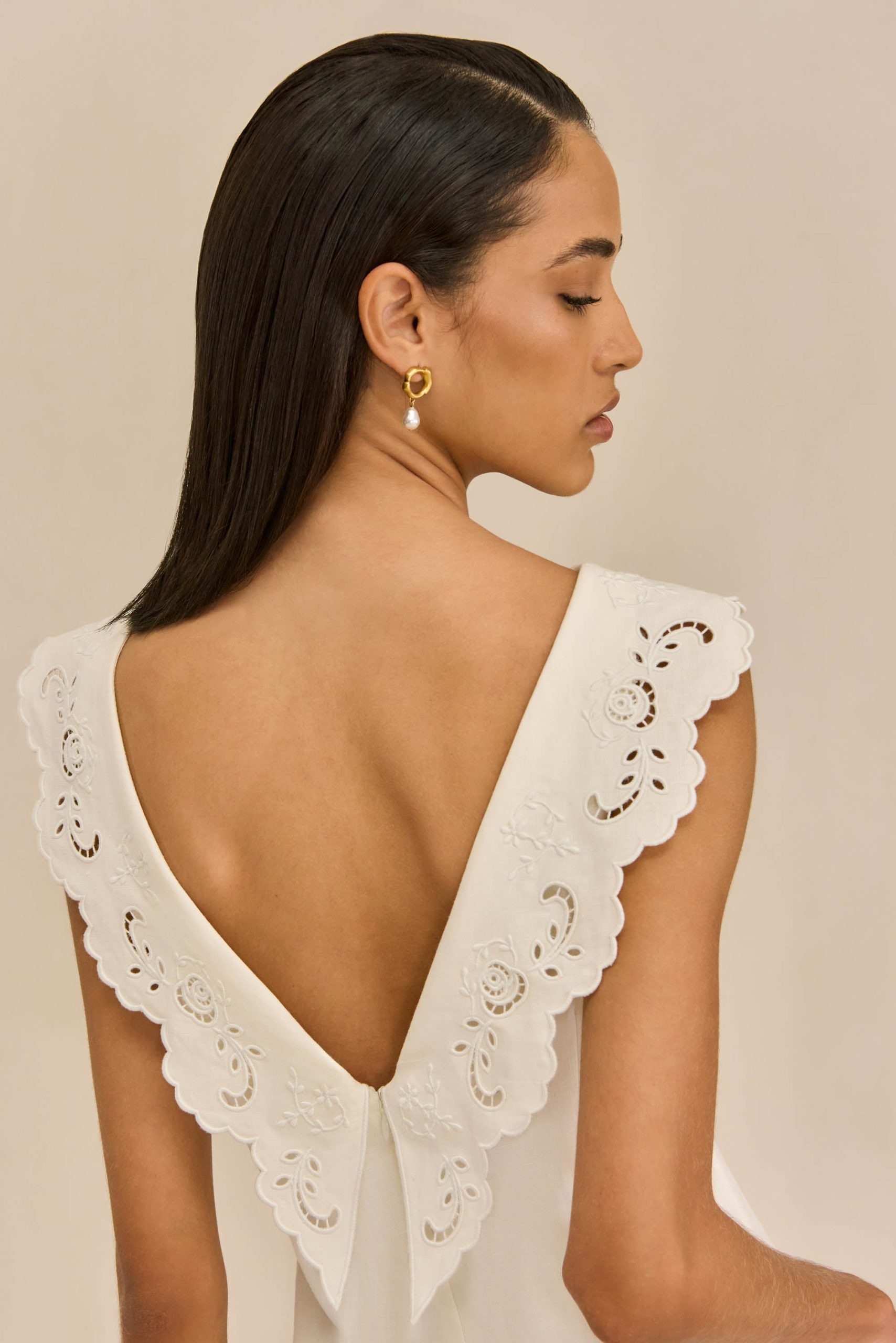 FRIDLI DRESS - OFF WHITE - Image 6