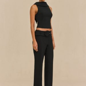 ZAKI PANT - BLACK