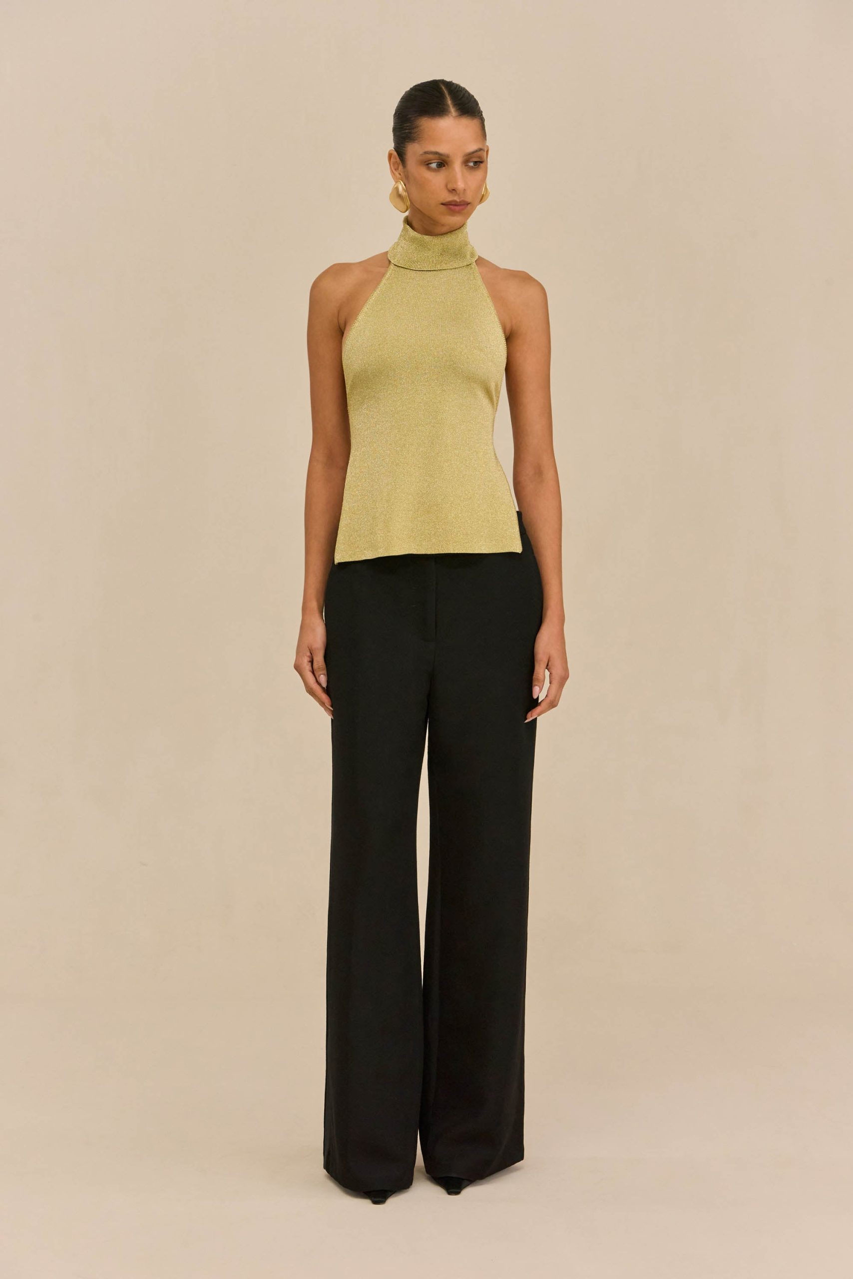 WAKE KNIT TOP - GOLD - Image 4
