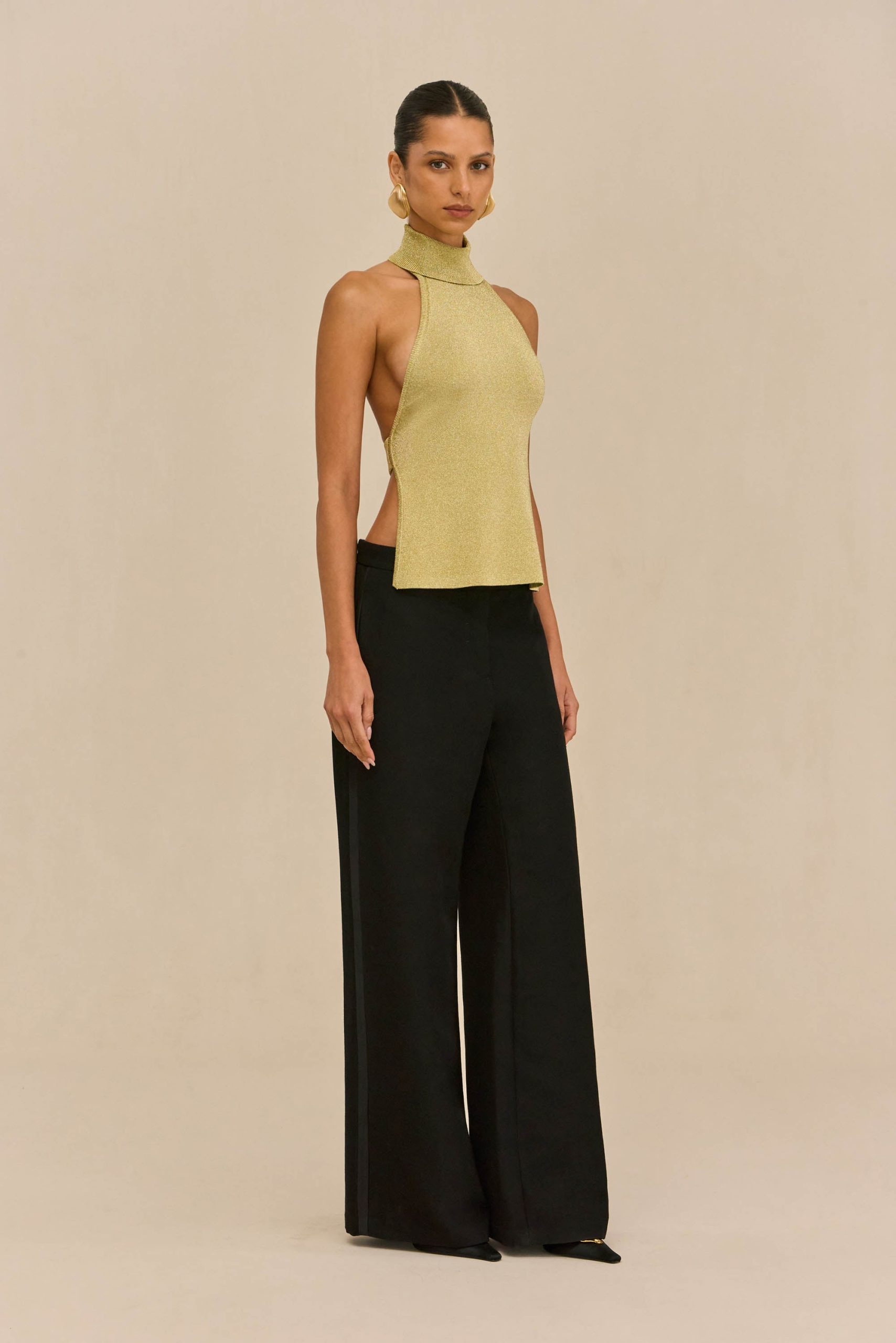 WAKE KNIT TOP - GOLD - Image 5