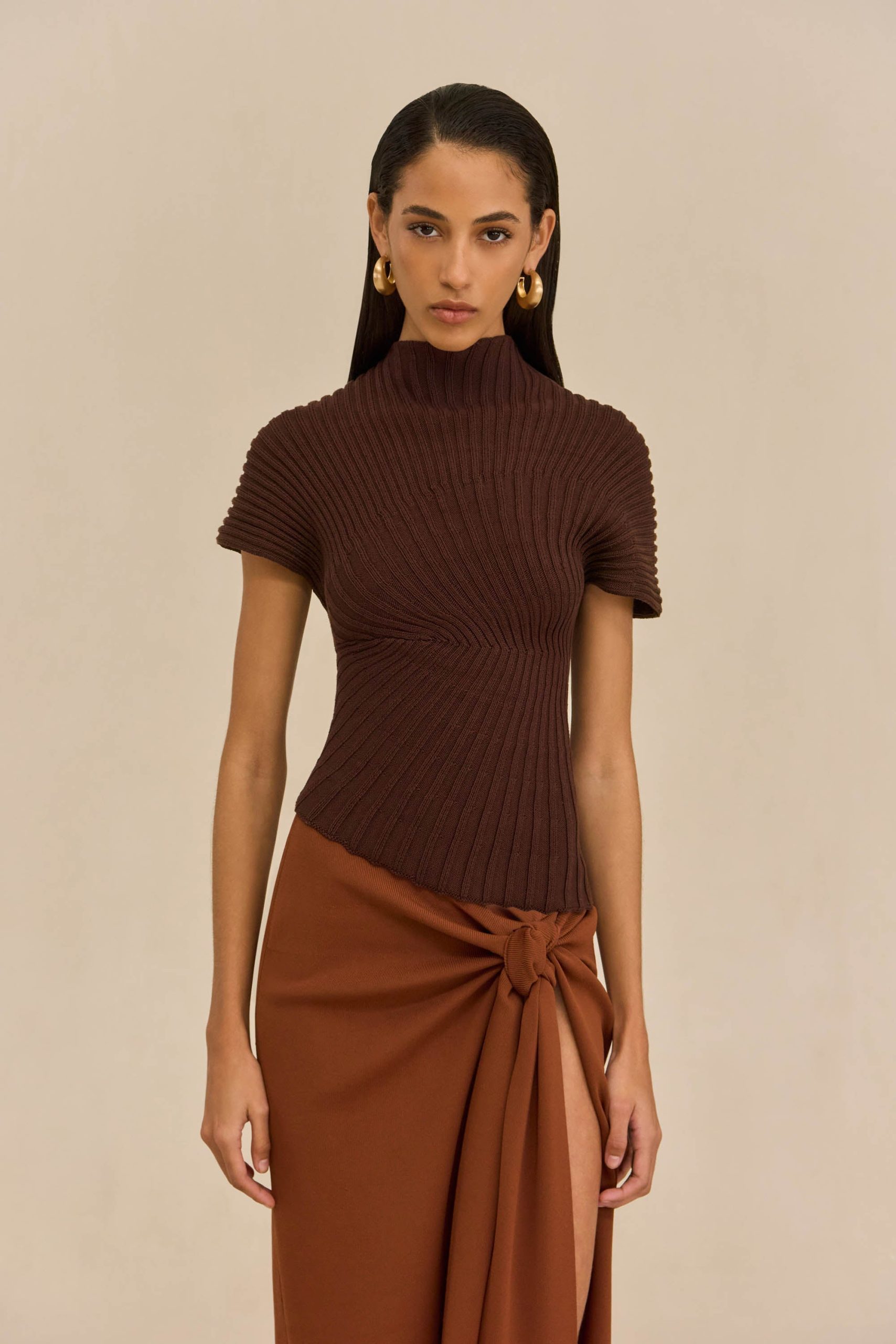ANNEMIE KNIT TOP - JAVA - Image 4
