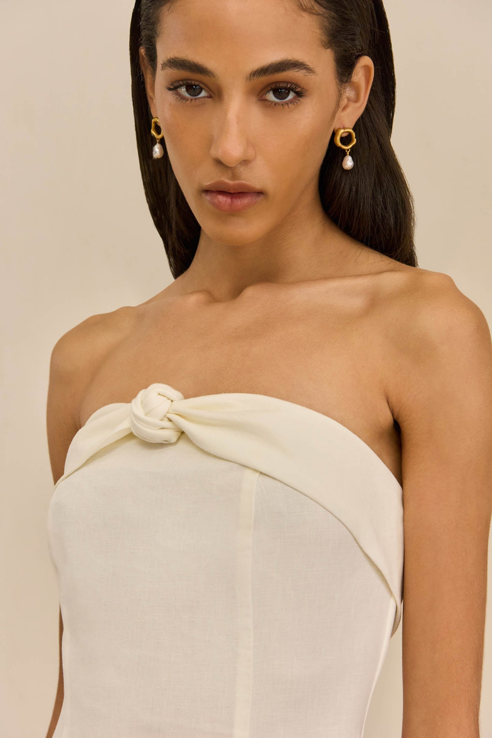 KELLAN DRESS - OFF WHITE - Image 3