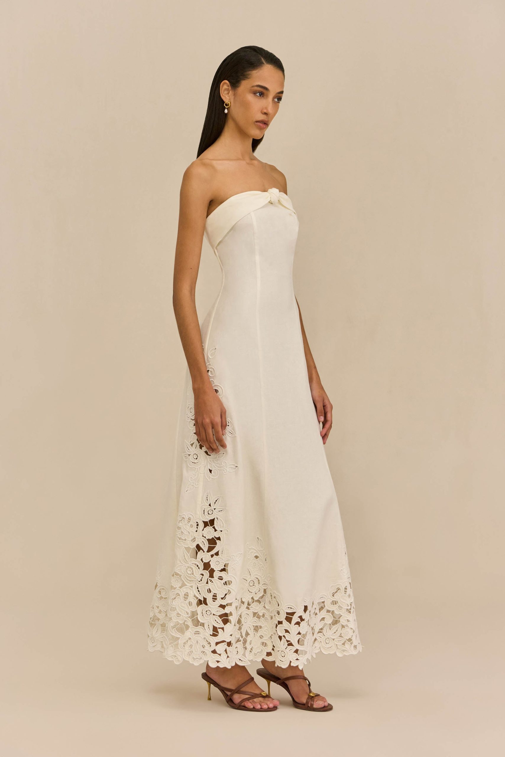 KELLAN DRESS - OFF WHITE - Image 4