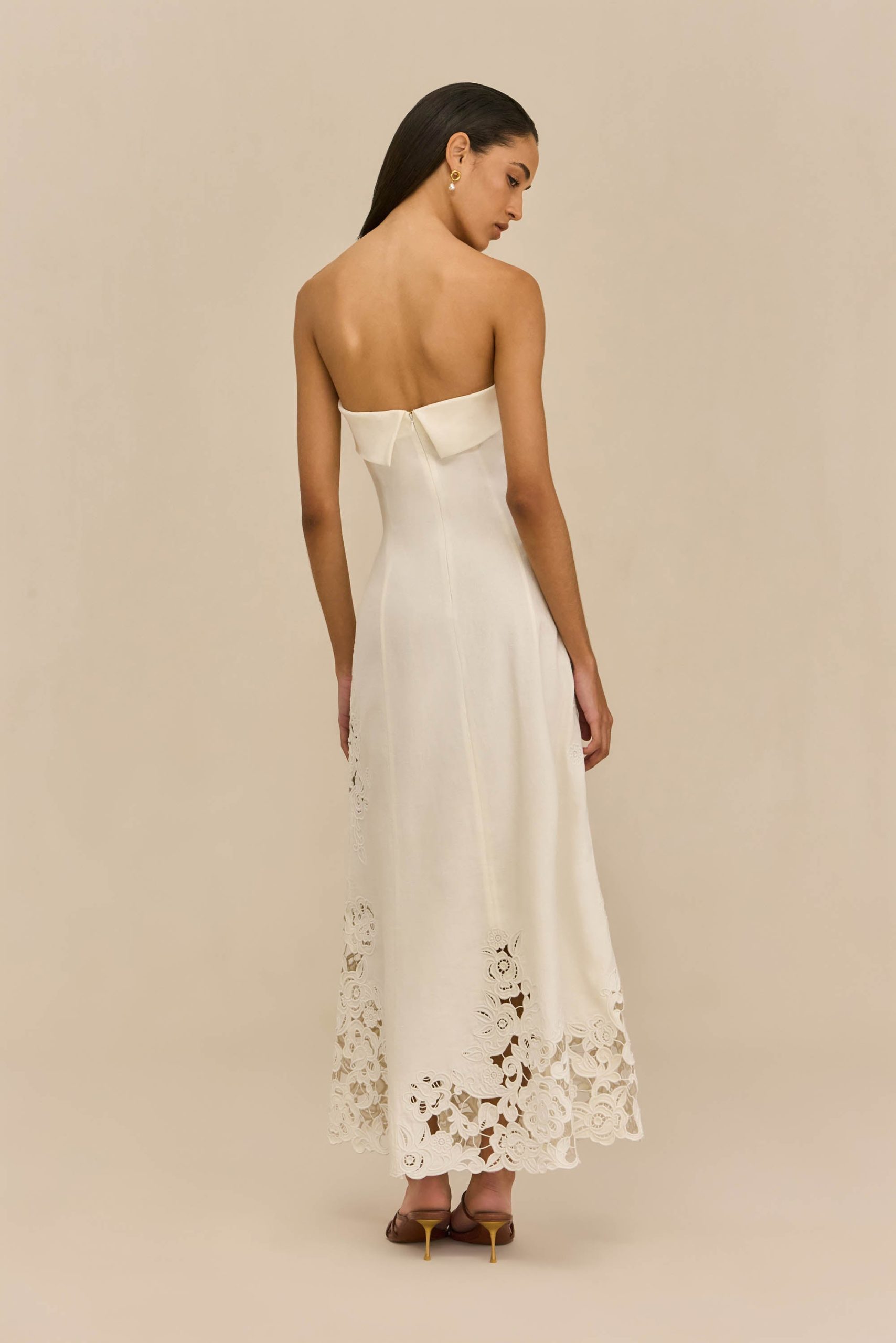 KELLAN DRESS - OFF WHITE - Image 5