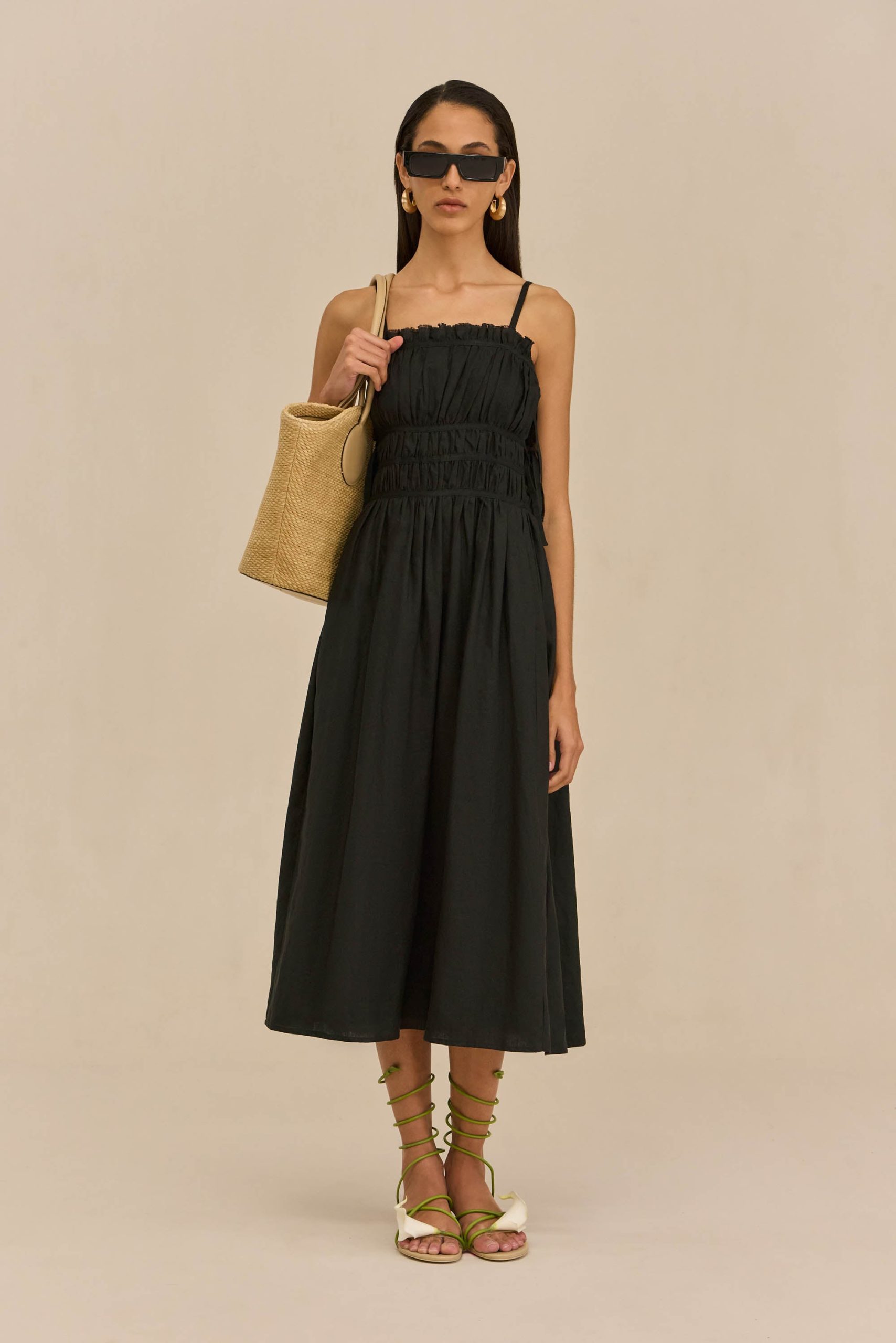 LOLA DRESS - BLACK - Image 3