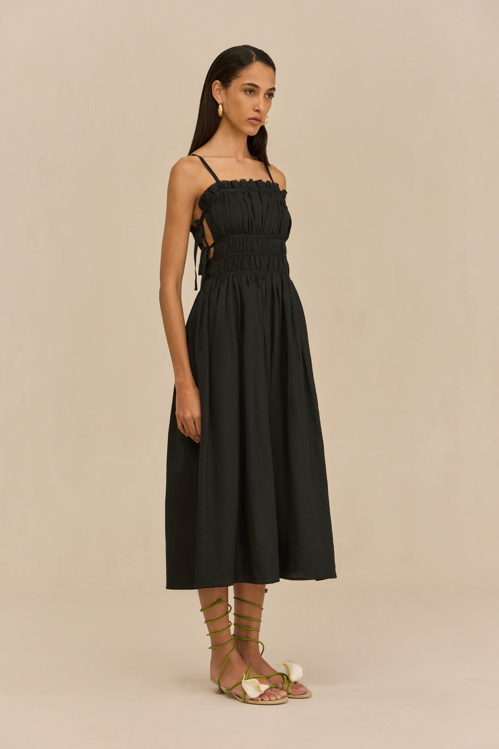 LOLA DRESS - BLACK - Image 5