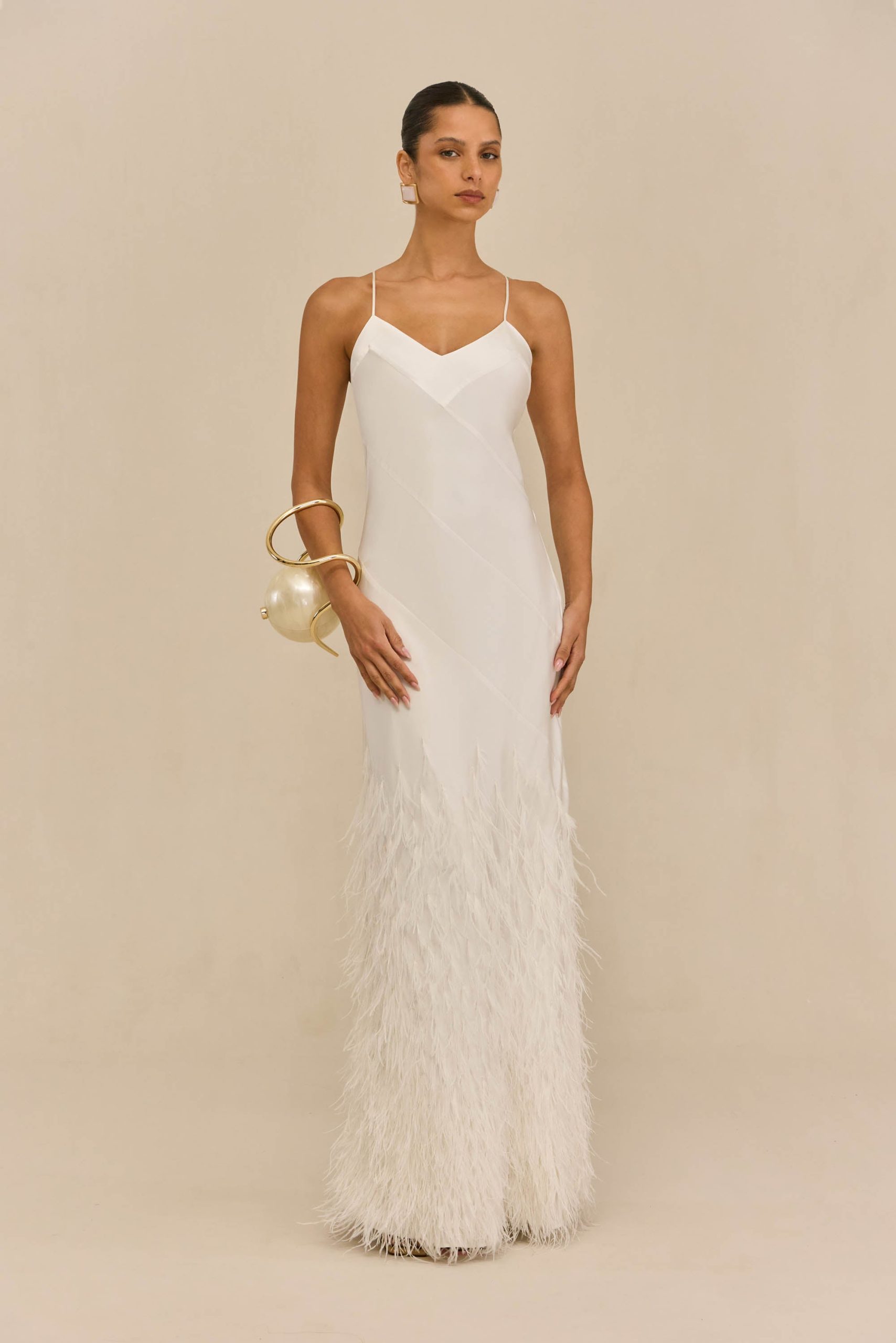 HANSAL GOWN - OFF WHITE