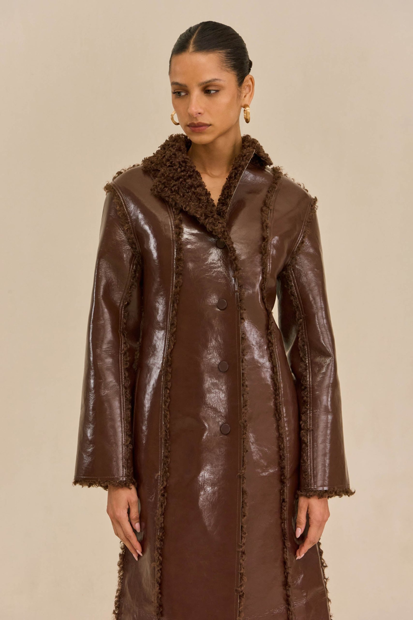 TILI REVERSIBLE COAT - JAVA - Image 3