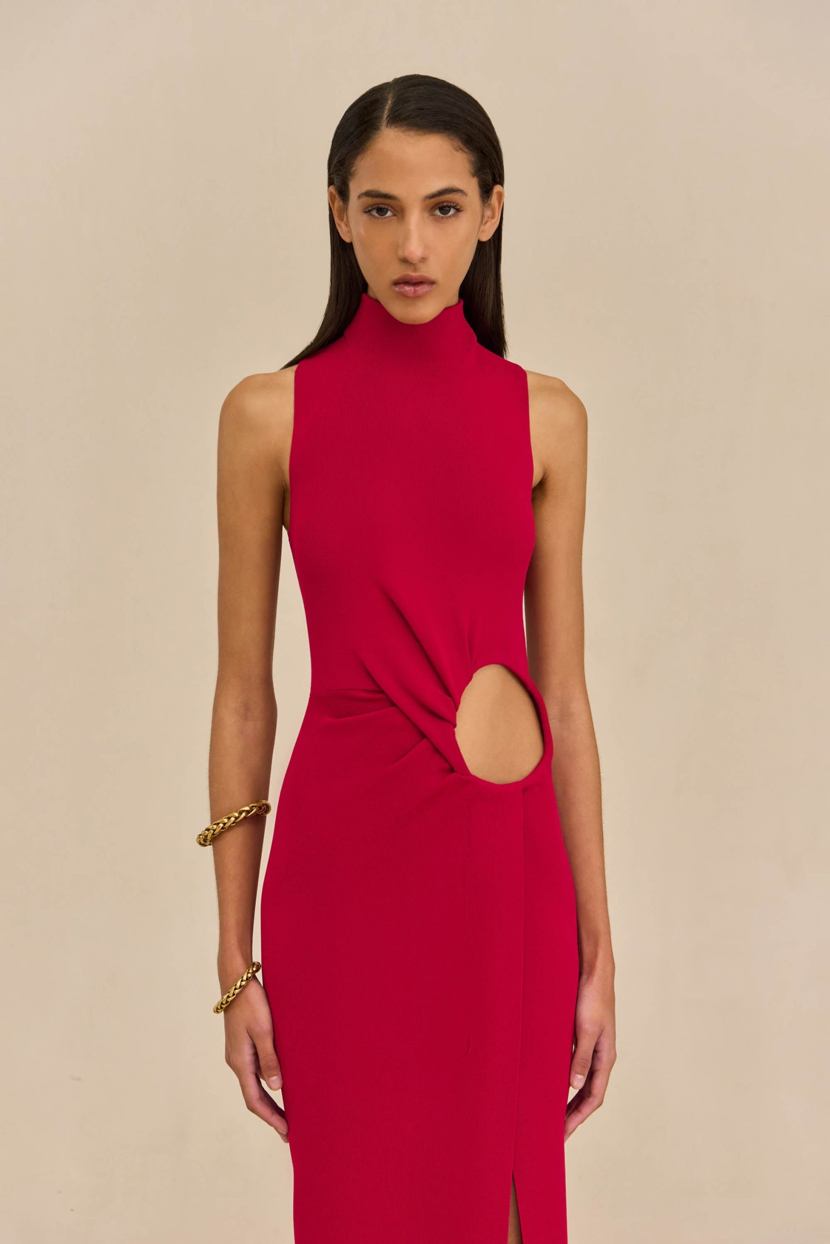 AMANA DRESS - MERLOT - Image 2