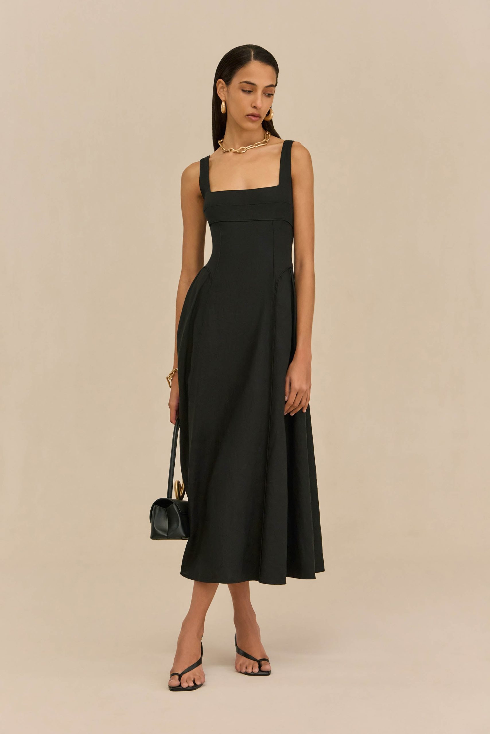 CARLA DRESS - BLACK - Image 2