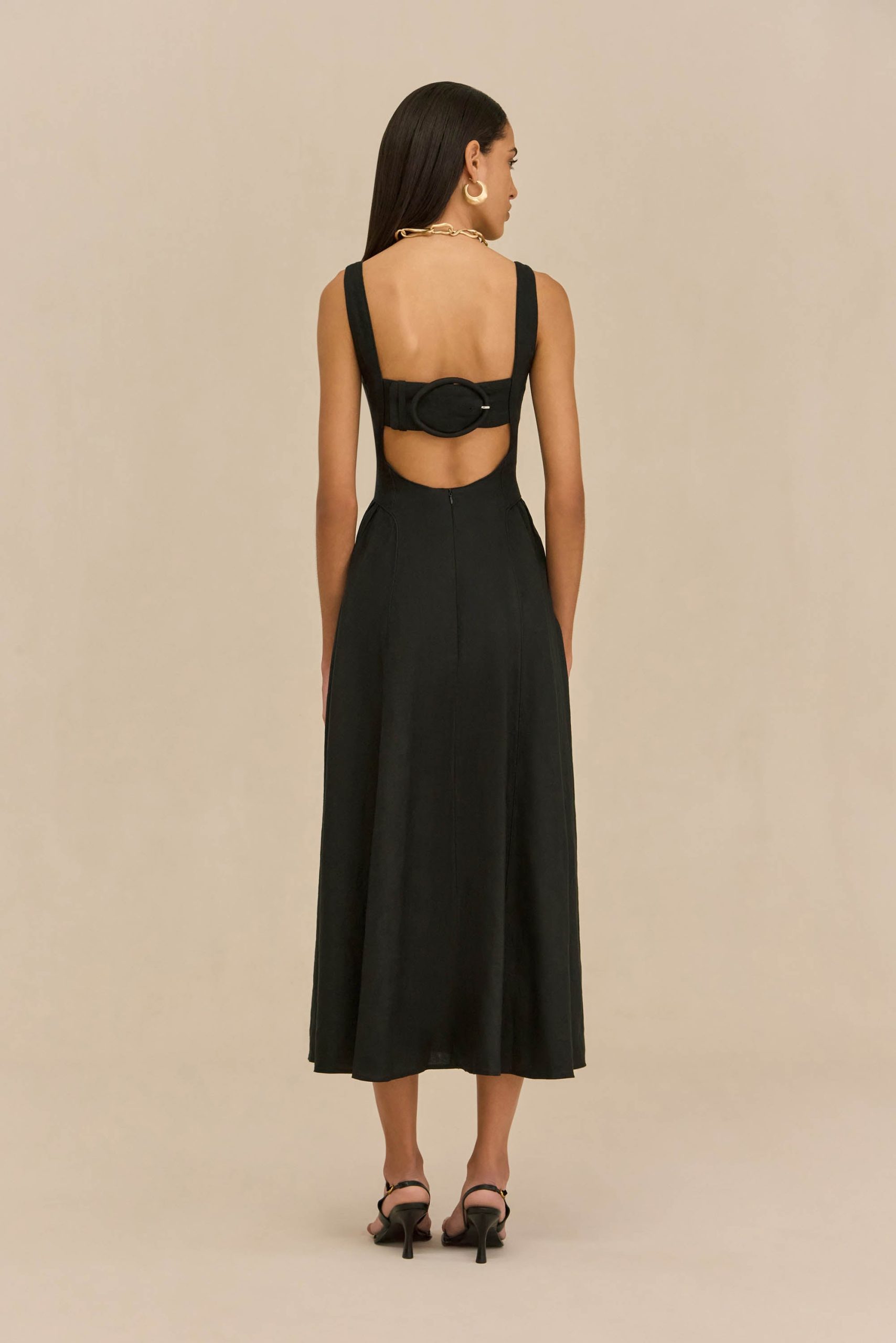 CARLA DRESS - BLACK - Image 6