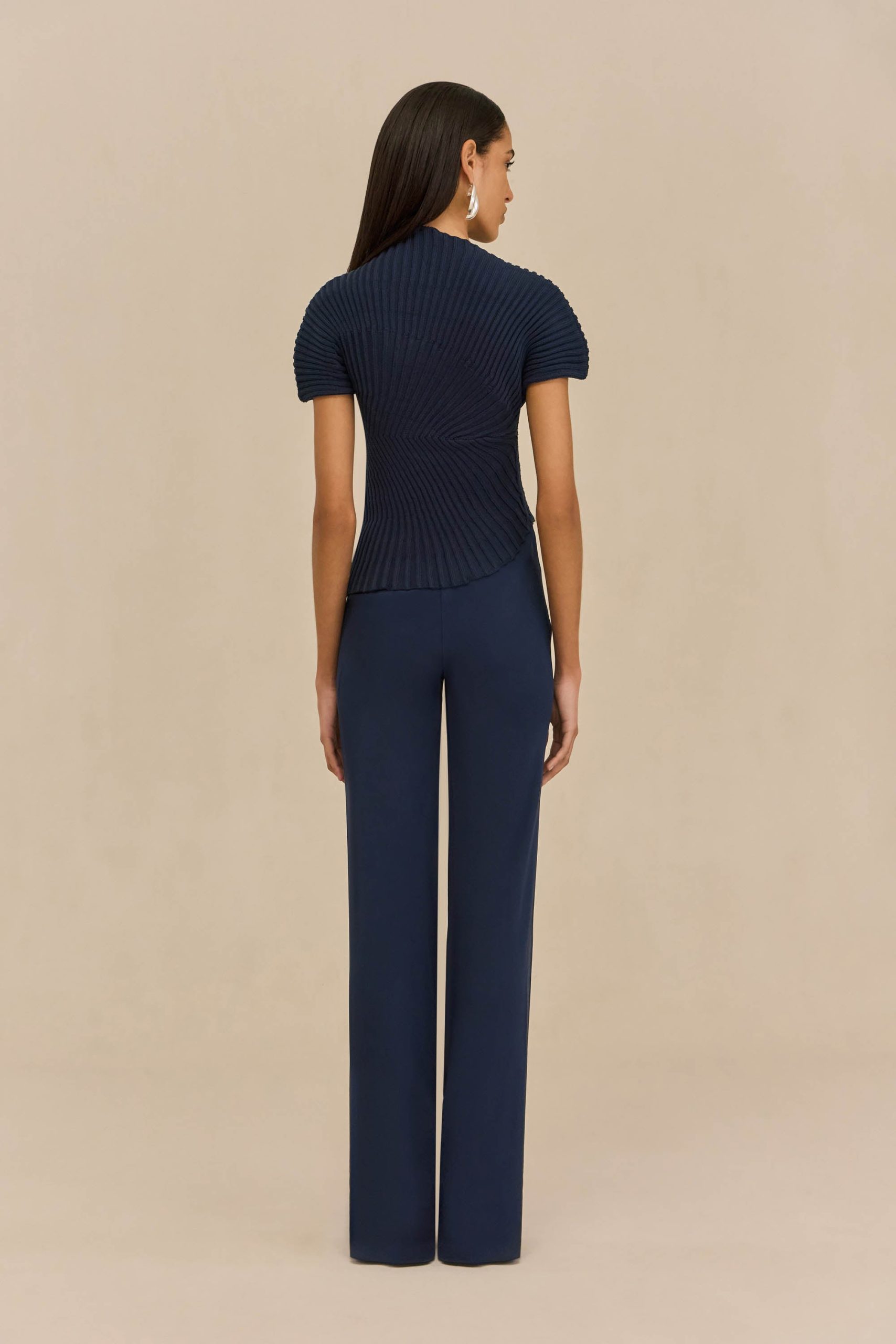 ANNEMIE KNIT TOP - DEEP LAKE - Image 5