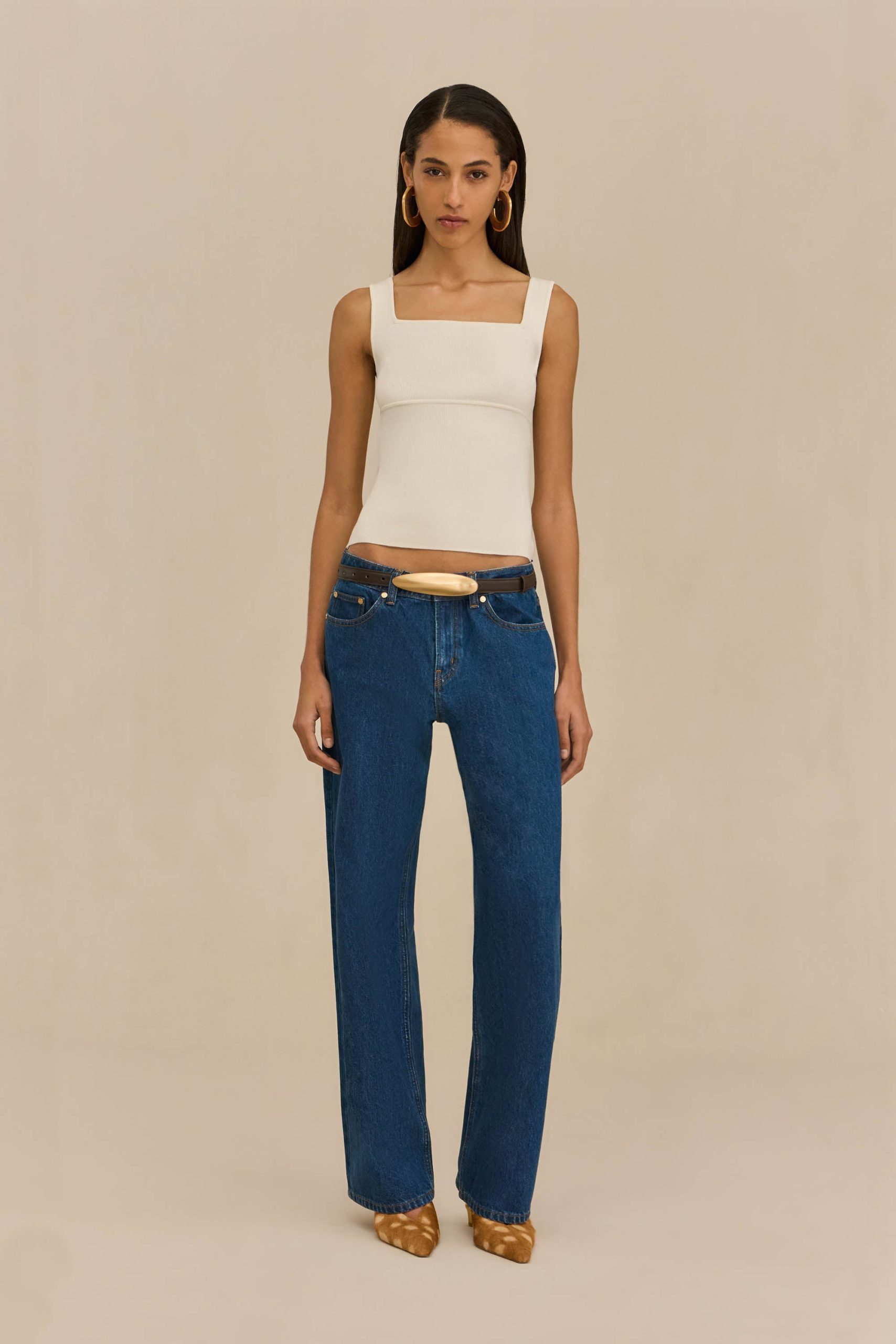 LEVI KNIT TOP - OFF WHITE - Image 3