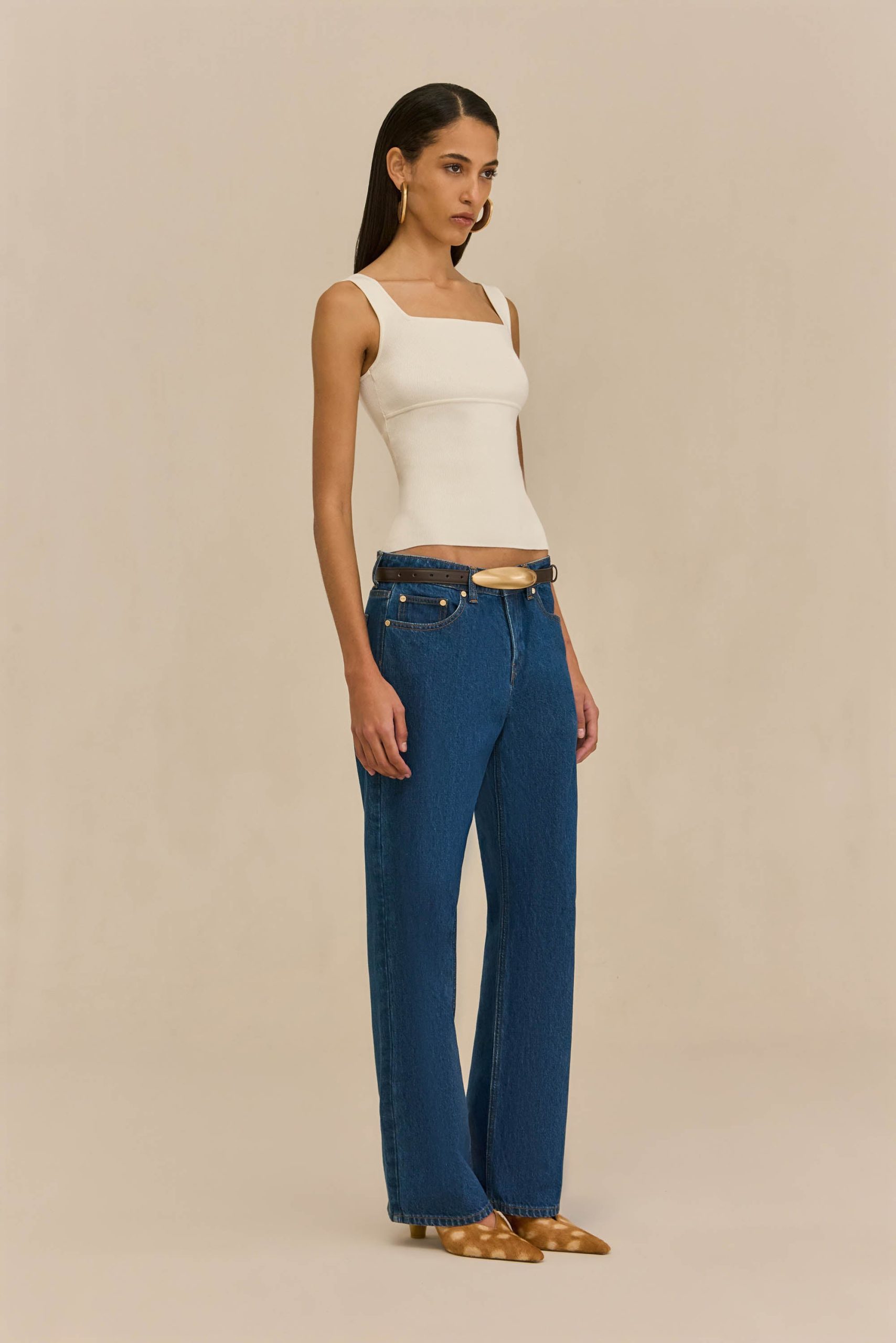 LEVI KNIT TOP - OFF WHITE - Image 5