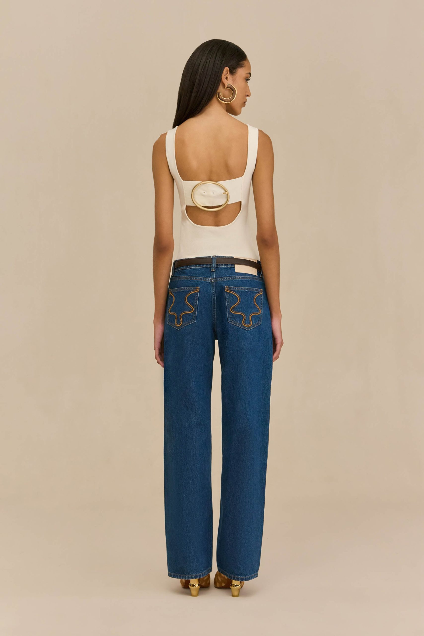 LEVI KNIT TOP - OFF WHITE - Image 6