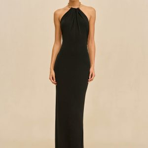 SOREN GOWN - BLACK