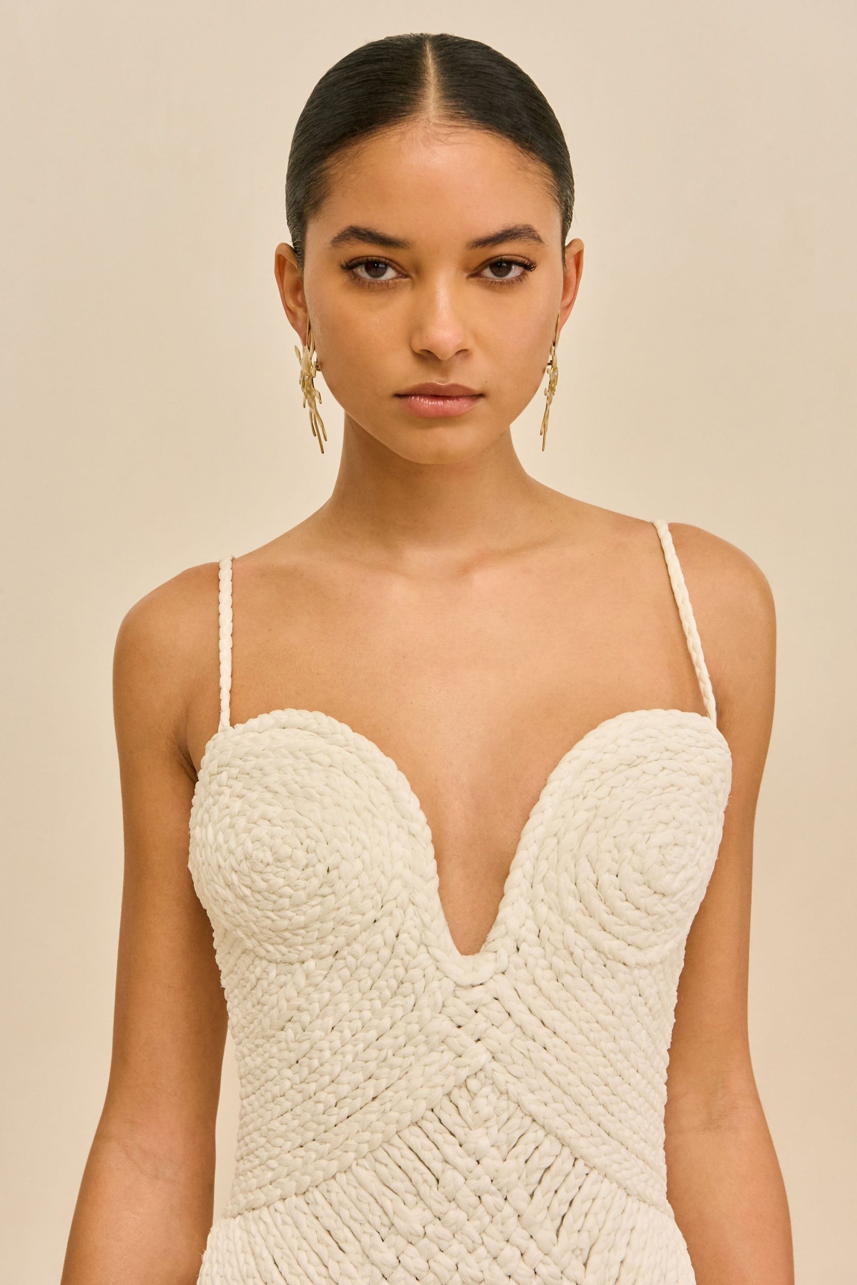 BLYTHE DRESS - OFF WHITE - Image 4