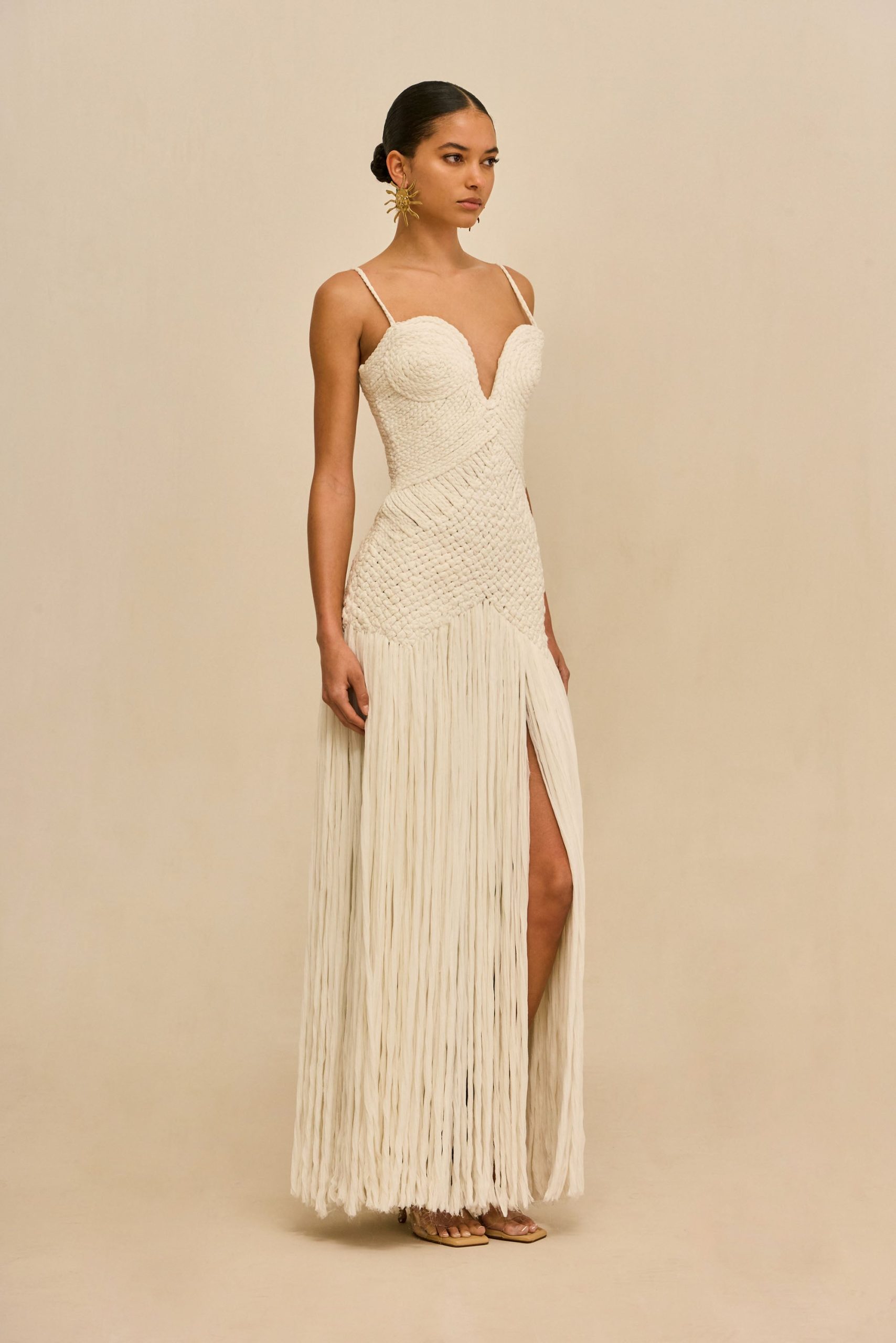 BLYTHE DRESS - OFF WHITE - Image 5