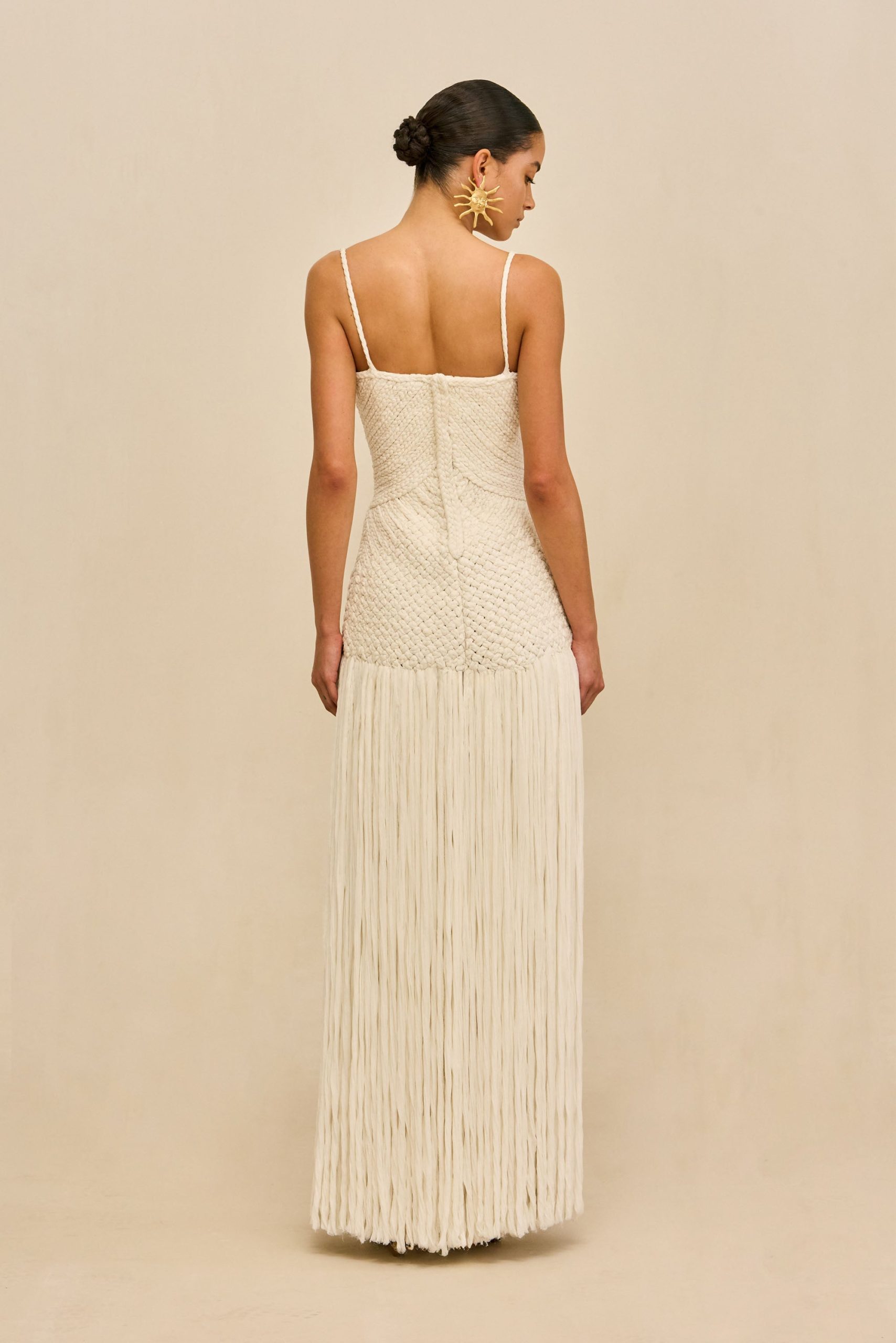 BLYTHE DRESS - OFF WHITE - Image 6