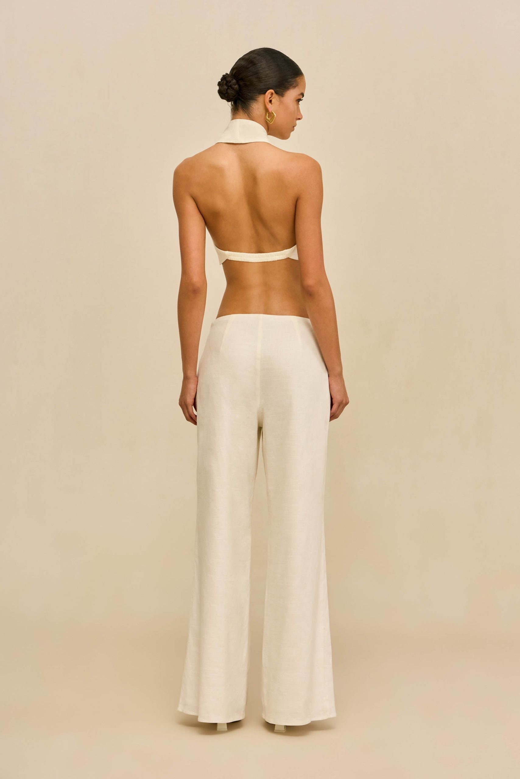 DIEM TOP - OFF WHITE LINEN - Image 5