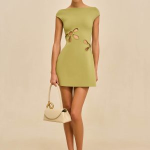 YUDI KNIT DRESS - PASTURE