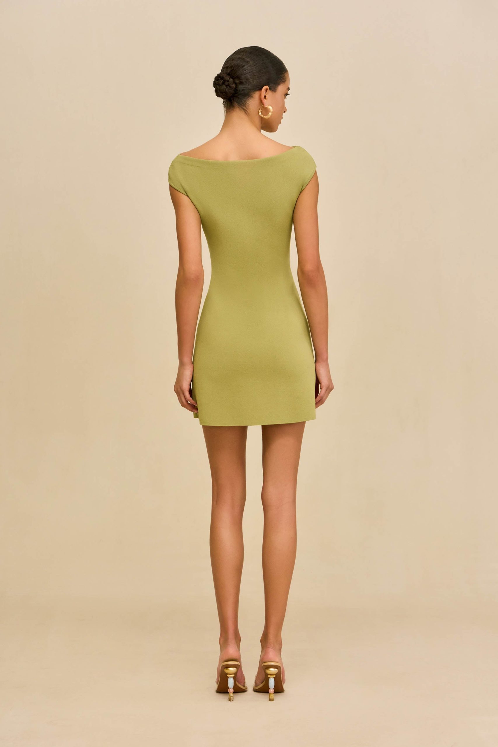 YUDI KNIT DRESS - PASTURE - Image 6