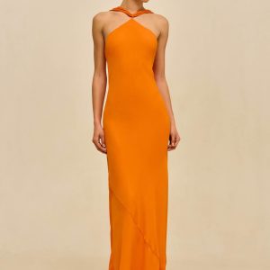 PHEOBE GOWN - PERSIMMON